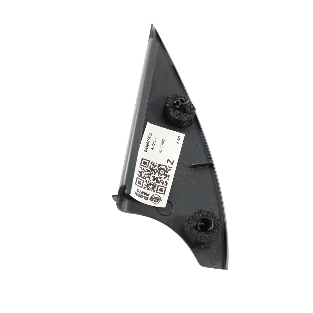 Pannello Triangolo Finestrino Porta Posteriore Sinistro per Audi A1 8X con numero di parte 8X4857569A Audi A1 8X Pannello Triangolo Finestrino Porta Posteriore Sinistro - SKU 8X4857569A - Numero di parte 8X4857569A