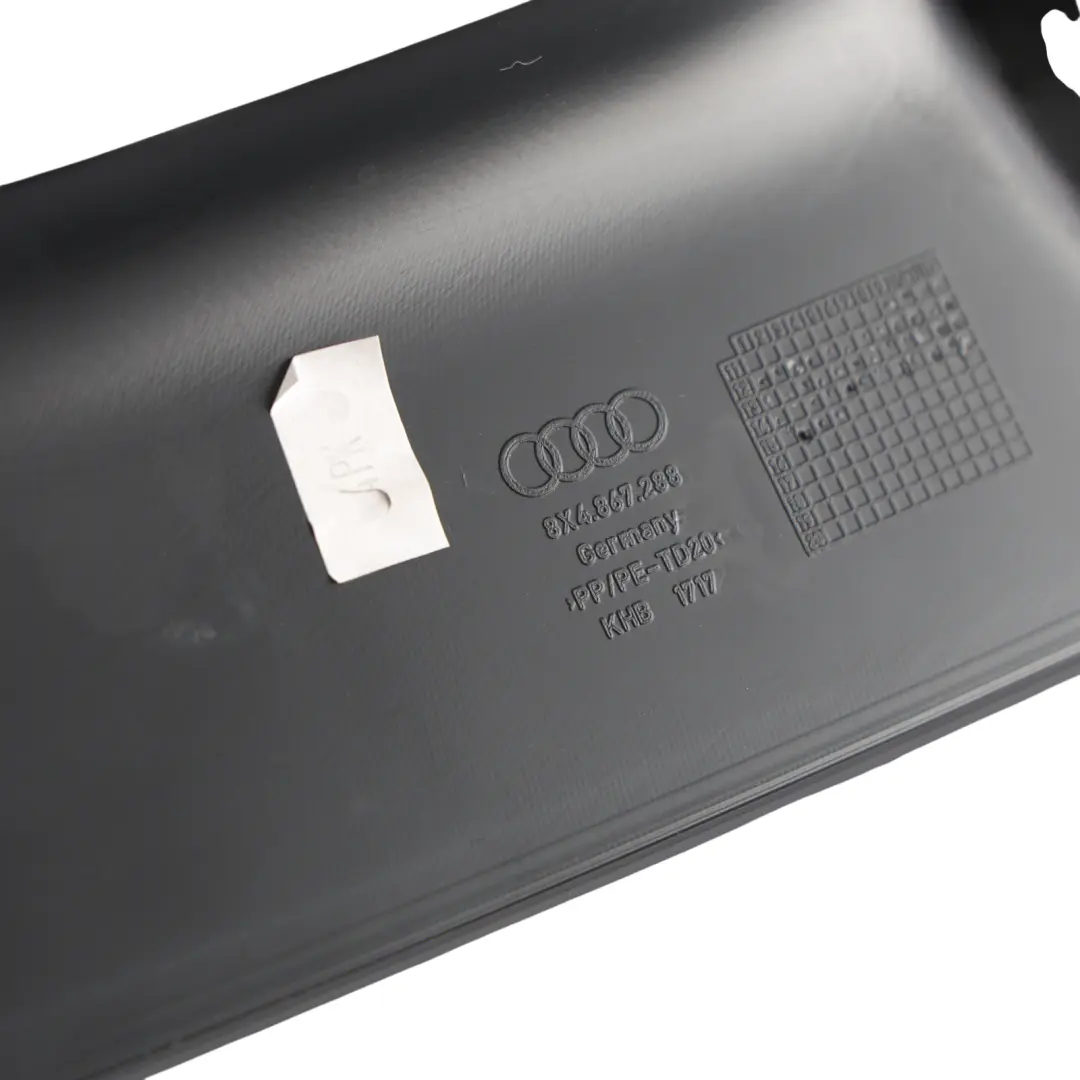 Audi A1 8X C Pillar Trim Cover Panel Black Rear Right O/S - SKU 8X4867288-1 - Part number 8X4867288