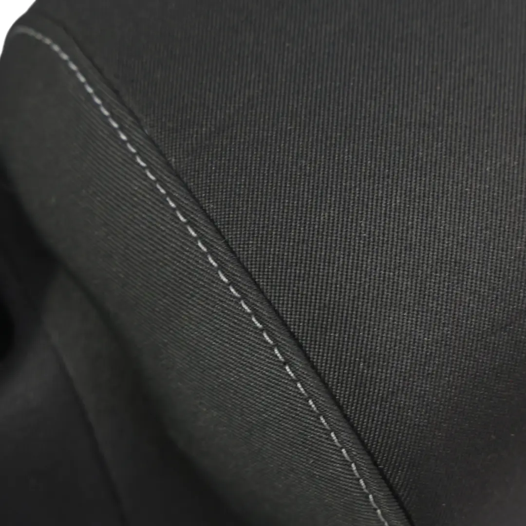 Audi A1 8X Seat Backrest Cover Rear Right O/S Cloth Fabric Black - SKU 8X4885806B - Part number 8X4885806B