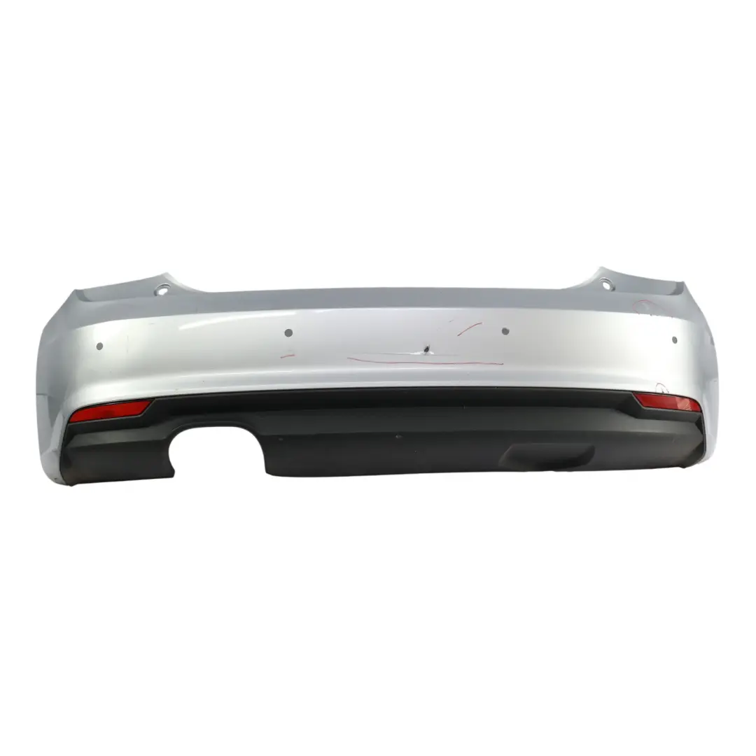 Bumper Panel Trim Cover Parktronic Foil Silver Metallic - Z7G to Audi S1 8X Rear with Part number 8XA807067 Audi S1 8X Rear Bumper Panel Trim Cover Parktronic Foil Silver Metallic - Z7G - SKU 8XA807067-FSI - Part number 8XA807067