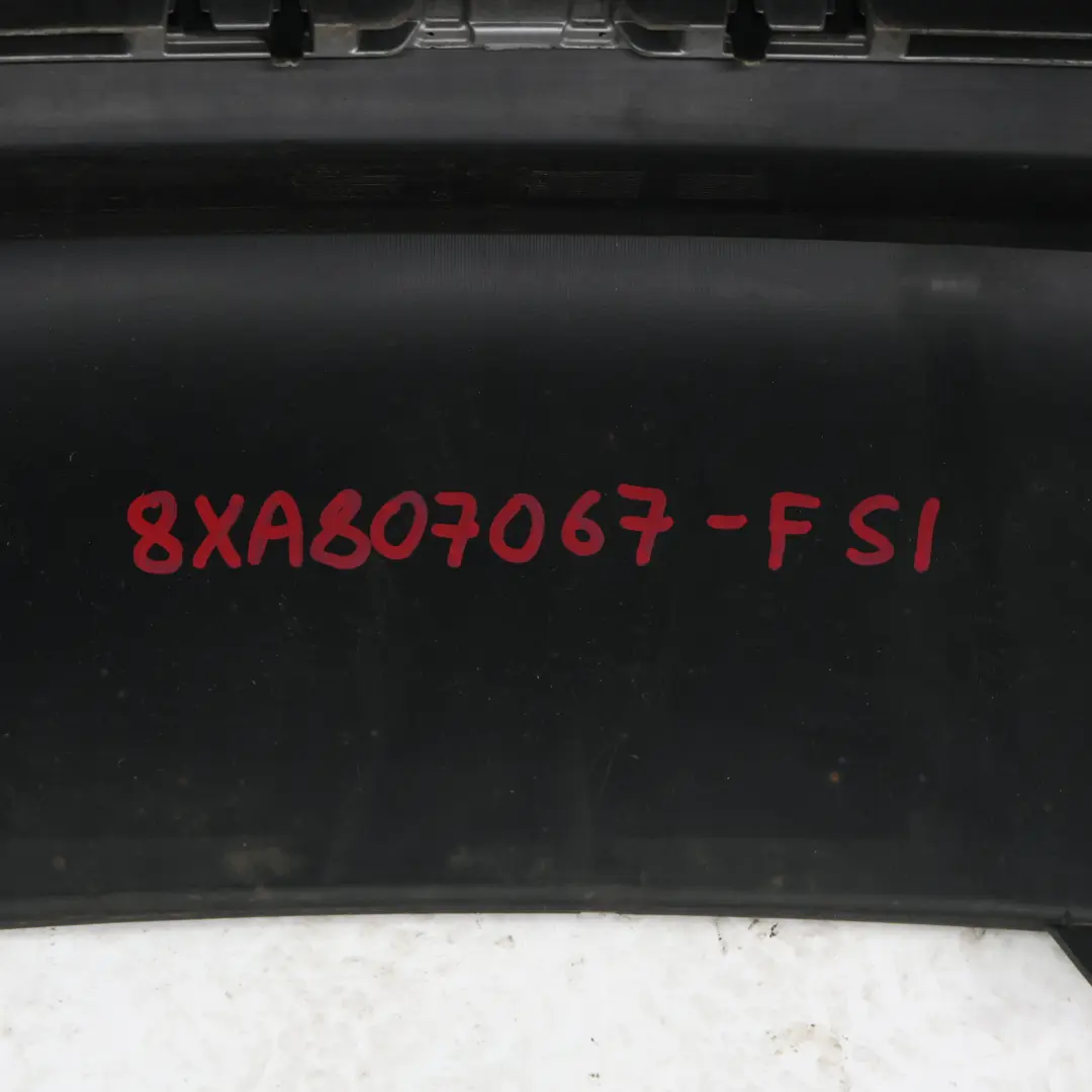 Audi S1 8X Rear Bumper Panel Trim Cover Parktronic Foil Silver Metallic - Z7G - SKU 8XA807067-FSI - Part number 8XA807067