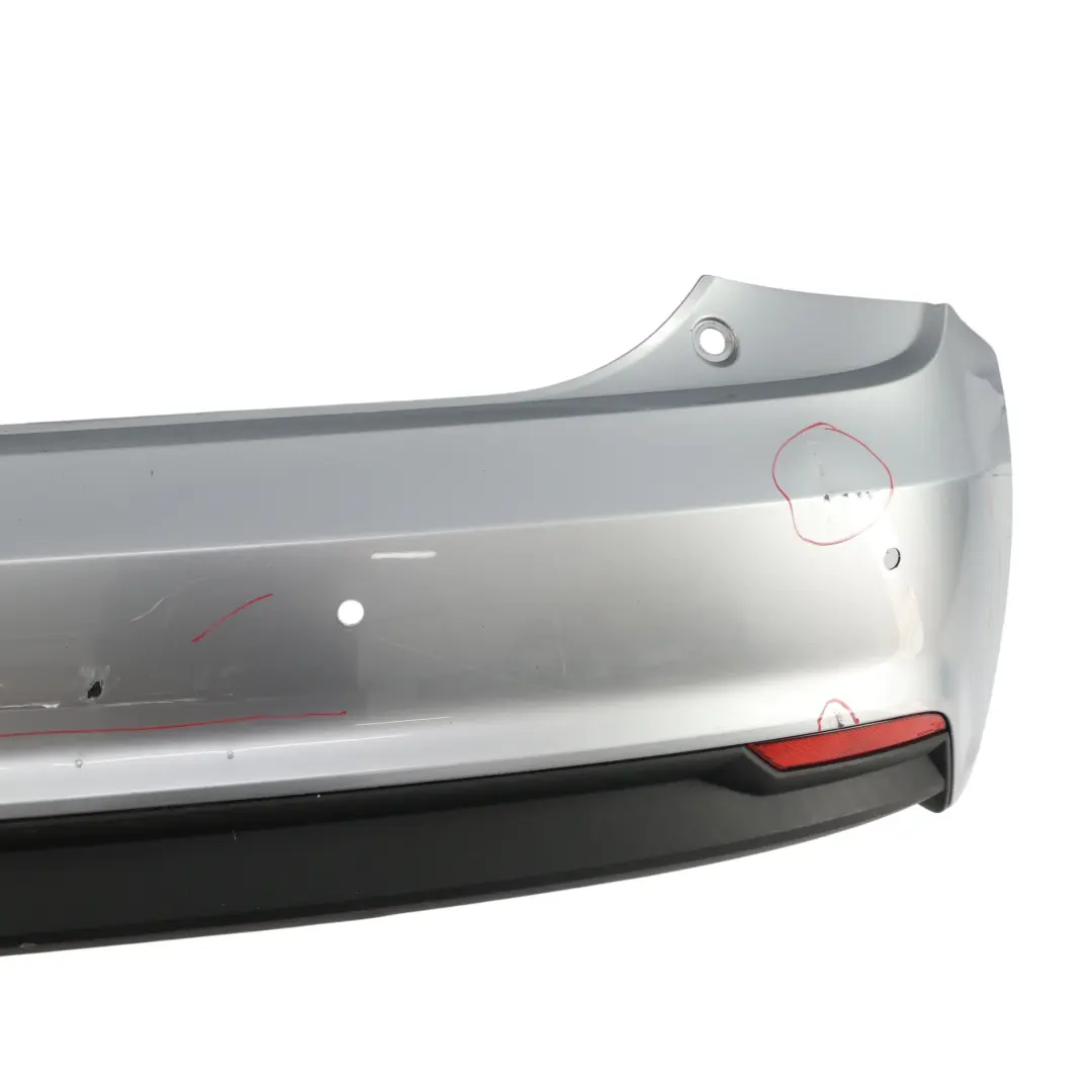 Audi S1 8X Rear Bumper Panel Trim Cover Parktronic Foil Silver Metallic - Z7G - SKU 8XA807067-FSI - Part number 8XA807067