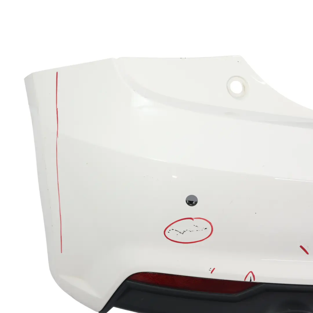 Tylny Zderzak Parktronic Candy White Biały - B9A do Audi A1 8X o numerze 8XA807067A Audi A1 8X Tylny Zderzak Parktronic Candy White Biały - B9A - SKU 8XA807067A-CAN - Numer Części 8XA807067A