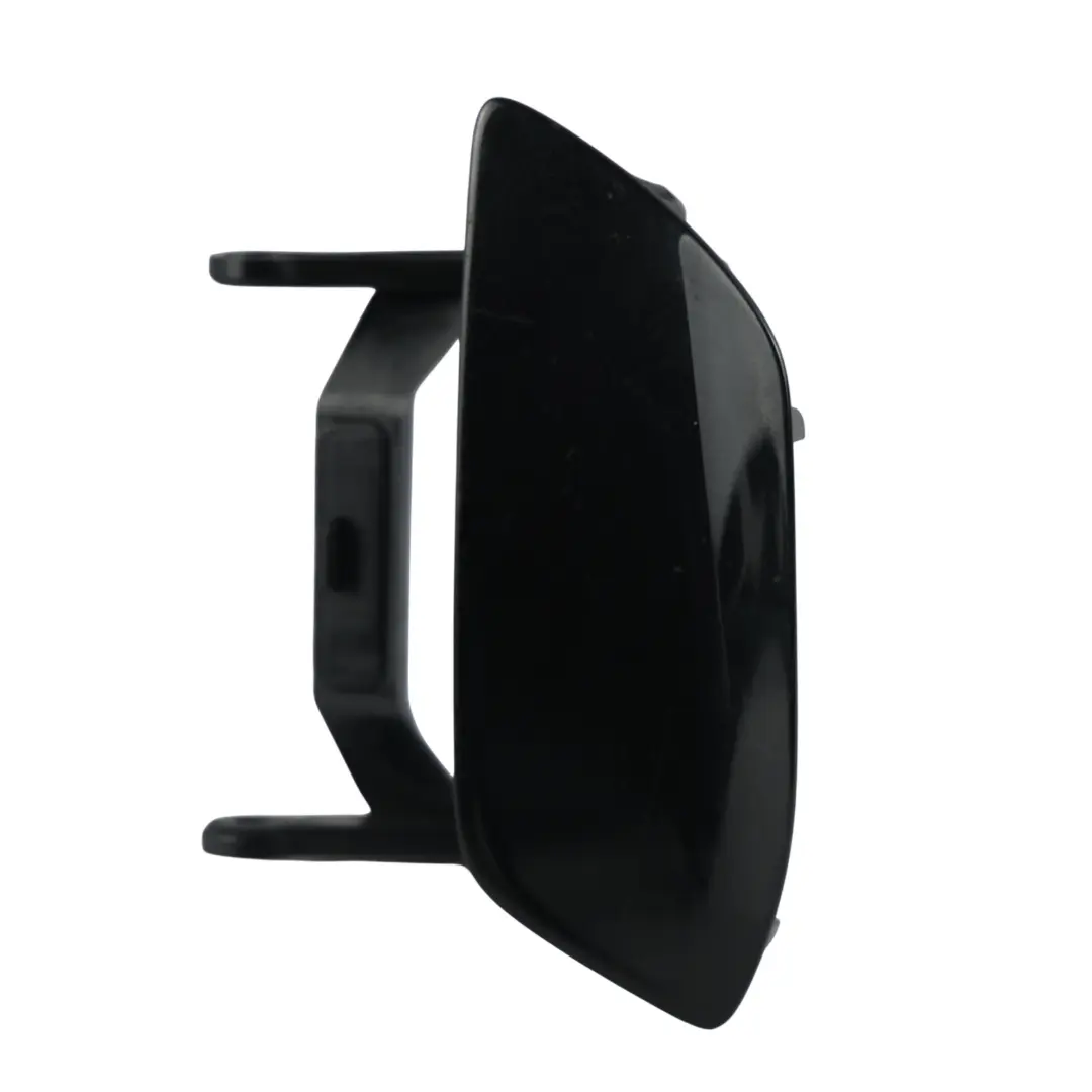 Audi A1 8X Front Bumper Spray Nozzle Cover Cap Left N/S Mythical Black - Y9T - SKU 8XA807563A-MYB - Part number 8XA807563A