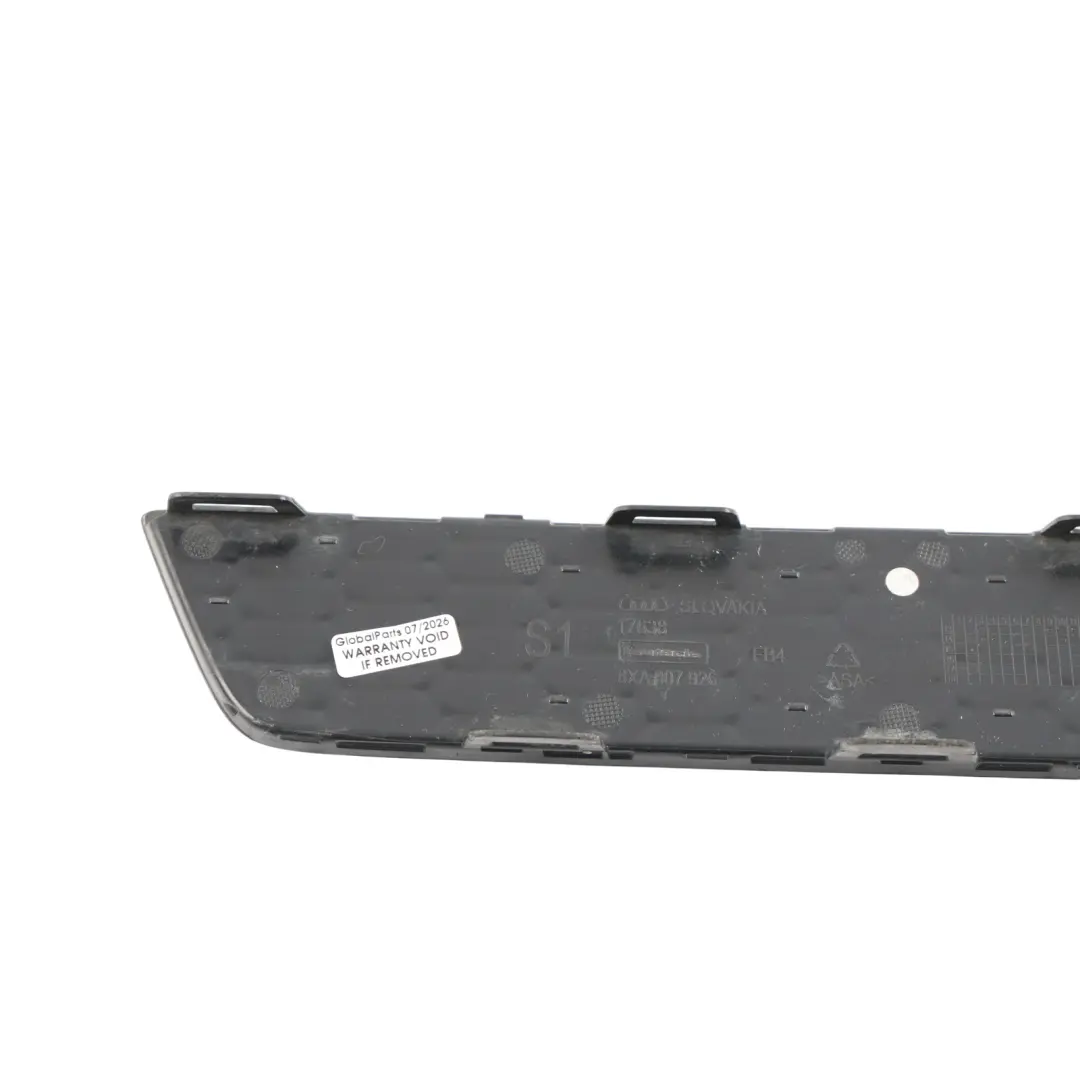 Audi S1 8X Rear Bumper Grille Cover Trim Panel Lower Centre - SKU 8XA807926 - Part number 8XA807926