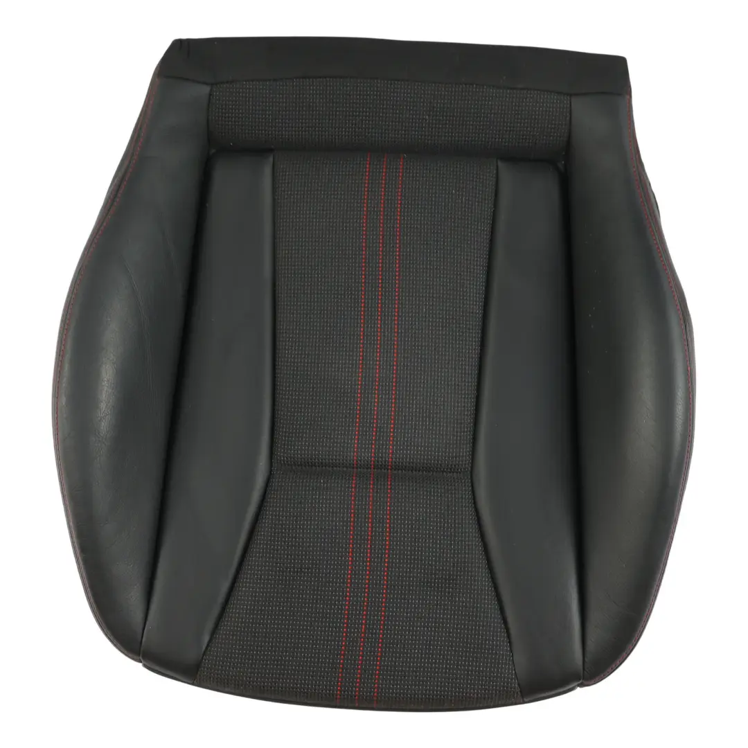 Audi S1 8X Tapicerka Przedni Prawy Sport Materiał Skóra Czarno Czerwona - SKU 8XA881406 - Numer Części 8XA881406