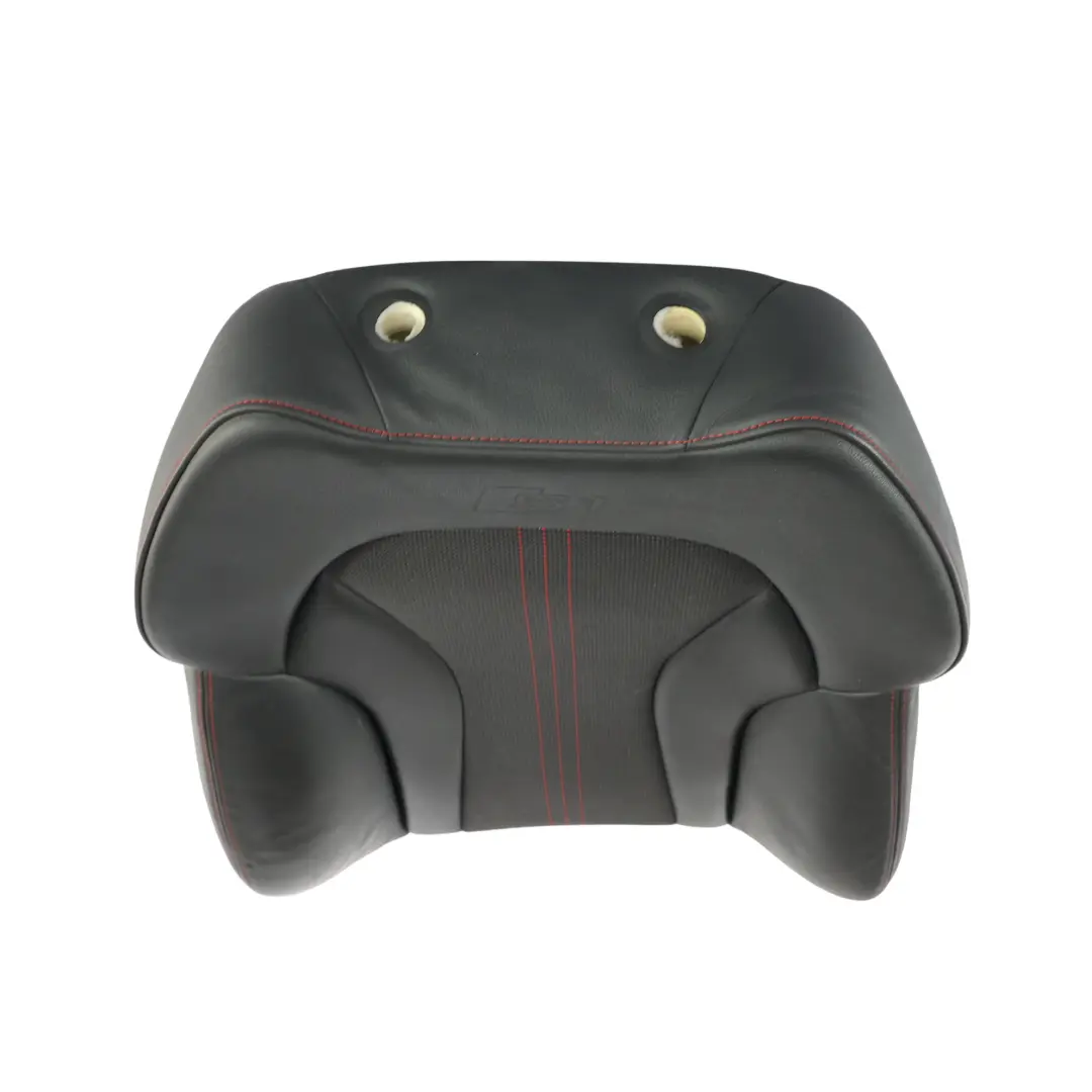 Audi S1 8X Front Right O/S Sport Seat Backrest Cloth Leather Black Tomato Red - SKU 8XG881806-2 - Part number 8XG881806