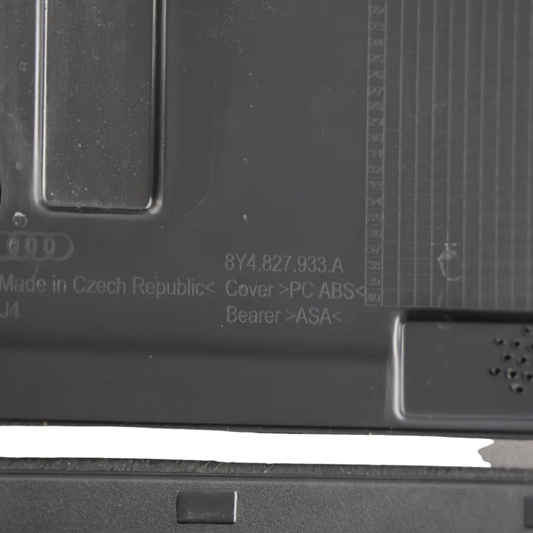 Audi A3 8Y Boot Lid Tailgate Spoiler Panel Daytona Grey Pearl - Z7S - SKU 8Y4827933A-DGR - Part number 8Y4827933A