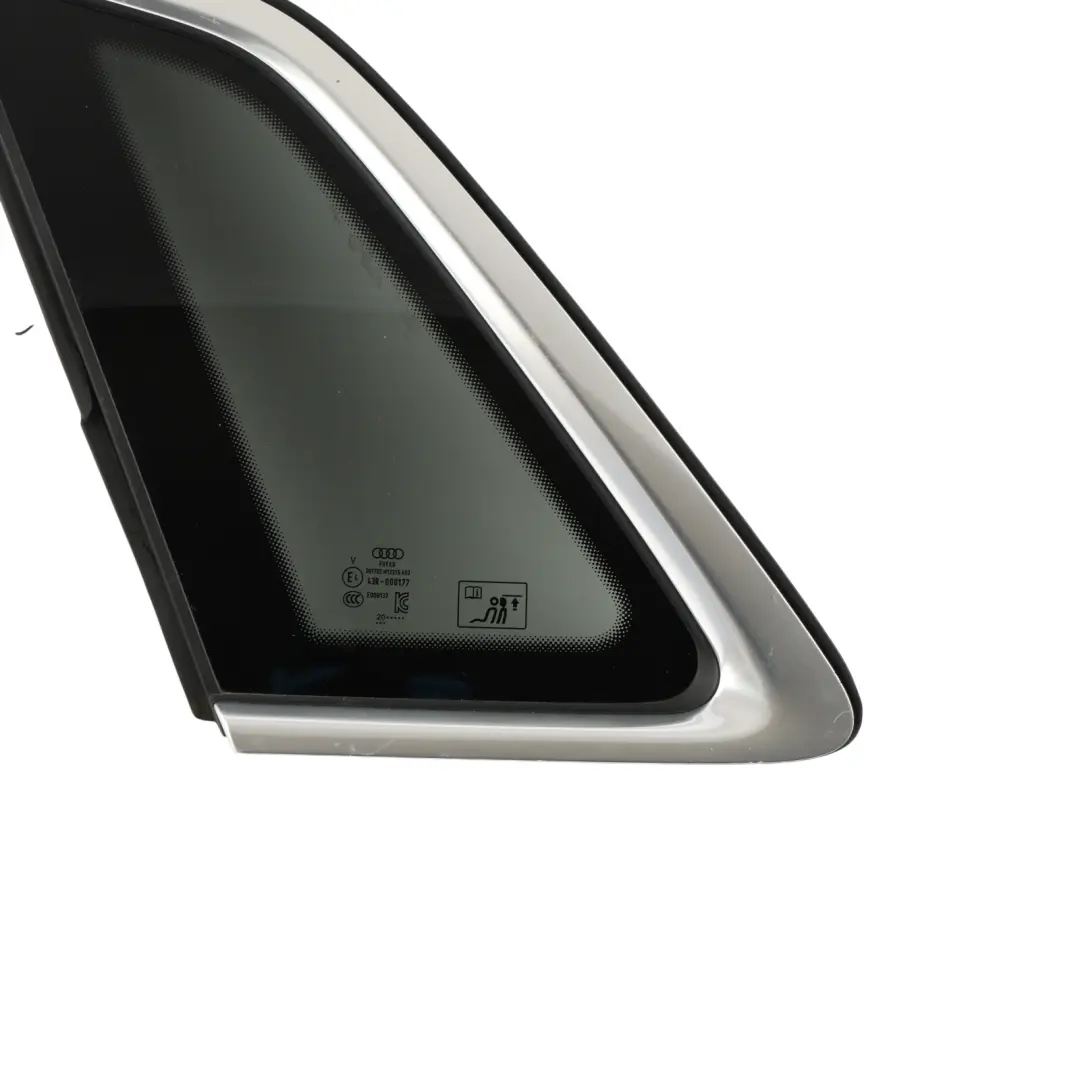 8Y Rear Quarter Window Triangle Glass Left N/S Tinted AS3 to Audi A3 RS3 with Part number 8Y4845297E Audi A3 RS3 8Y Rear Quarter Window Triangle Glass Left N/S Tinted AS3 - SKU 8Y4845297E - Part number 8Y4845297E