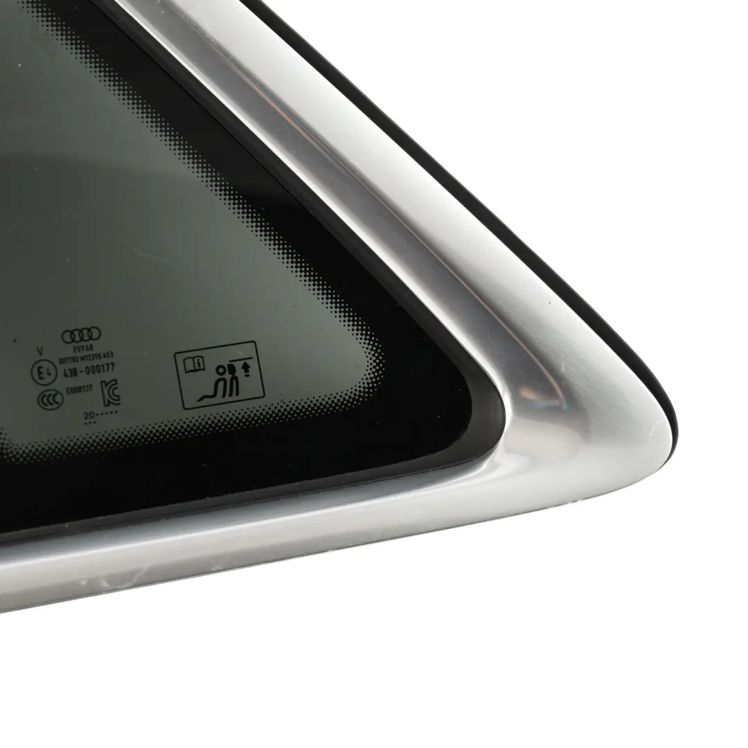 Audi A3 RS3 8Y Rear Quarter Window Triangle Glass Left N/S Tinted AS3 - SKU 8Y4845297E - Part number 8Y4845297E