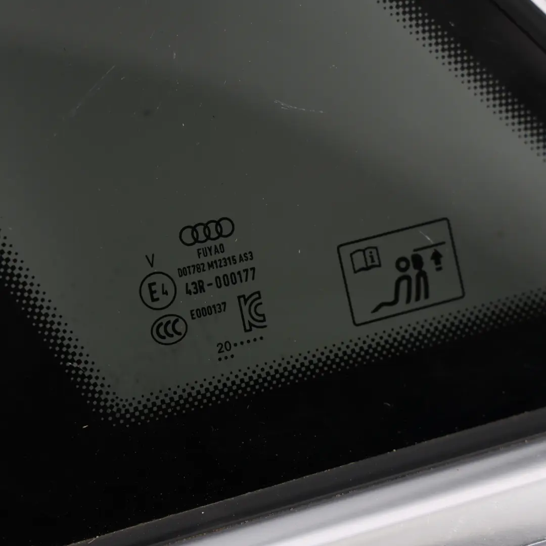 Audi A3 RS3 8Y Rear Quarter Window Triangle Glass Left N/S Tinted AS3 - SKU 8Y4845297E - Part number 8Y4845297E