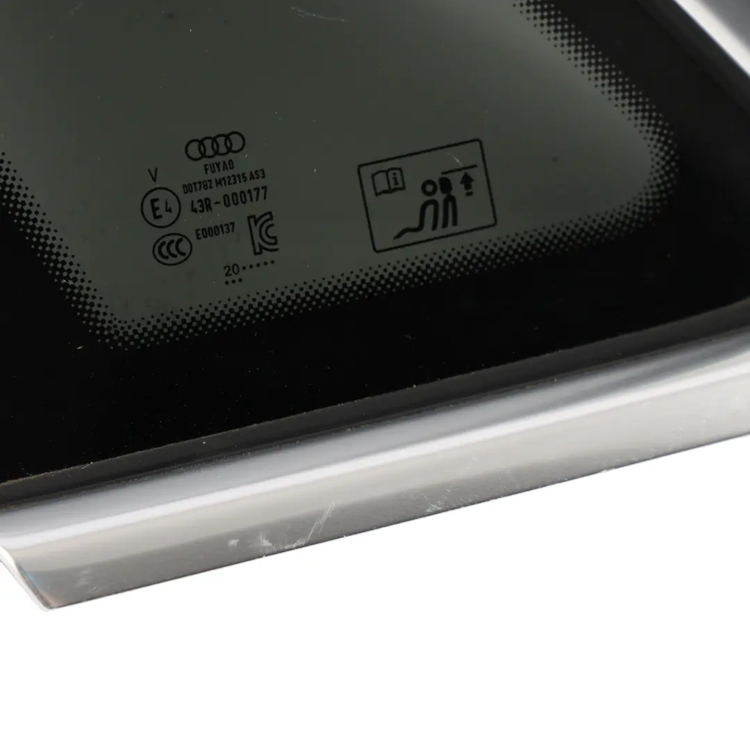 Audi A3 RS3 8Y Rear Quarter Window Triangle Glass Left N/S Tinted AS3 - SKU 8Y4845297E - Part number 8Y4845297E