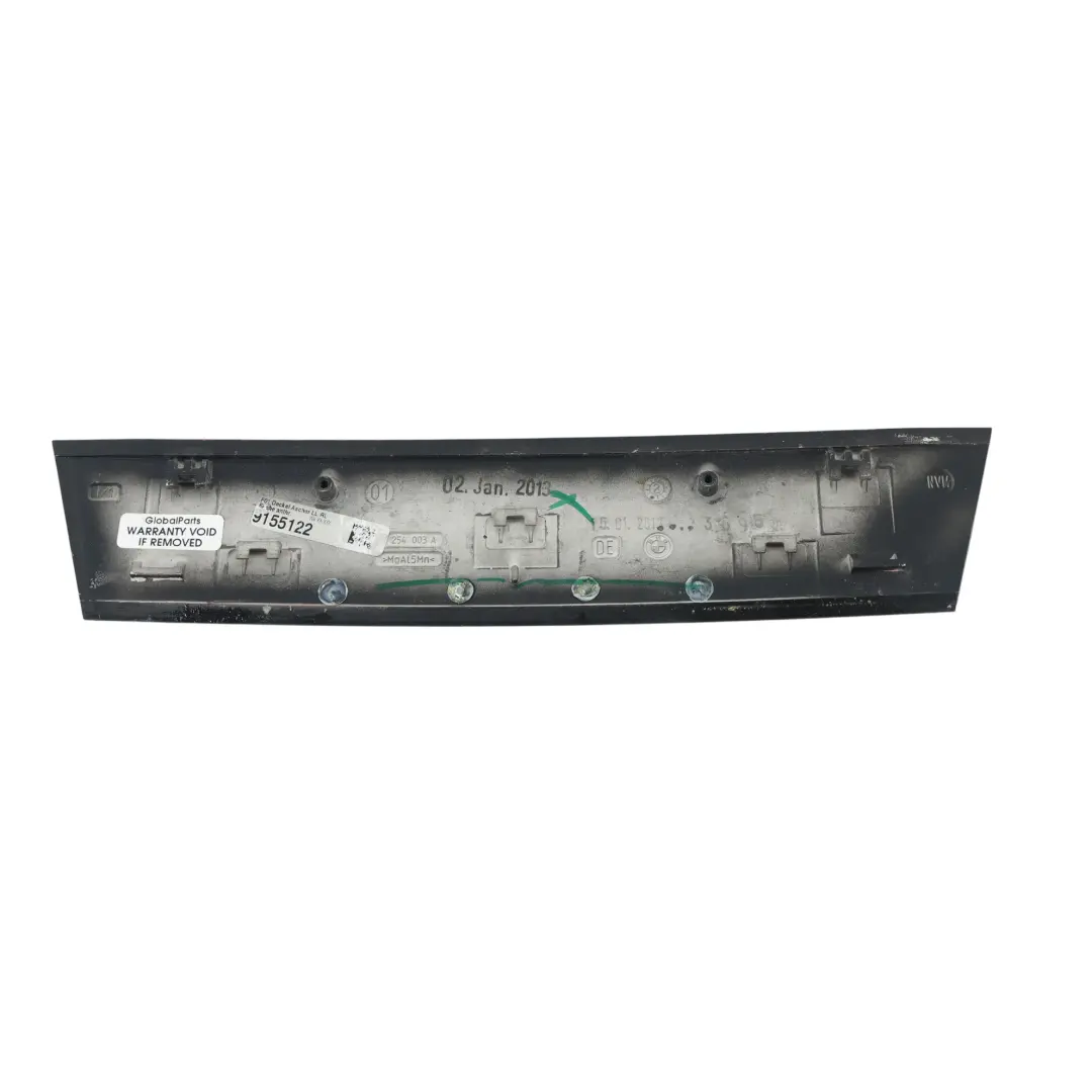 BMW F01 F02 Centre Console Ashtray Cover Ash Wood Trim Panel - SKU 9155122 - Part number 9155122