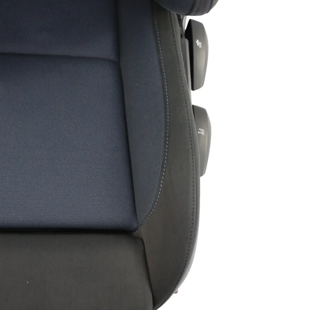 BMW E87 LCI Front Seat Sport Cloth Farbic Monaco Blue Left N/S - SKU 9179067-1 - Part number 9179067