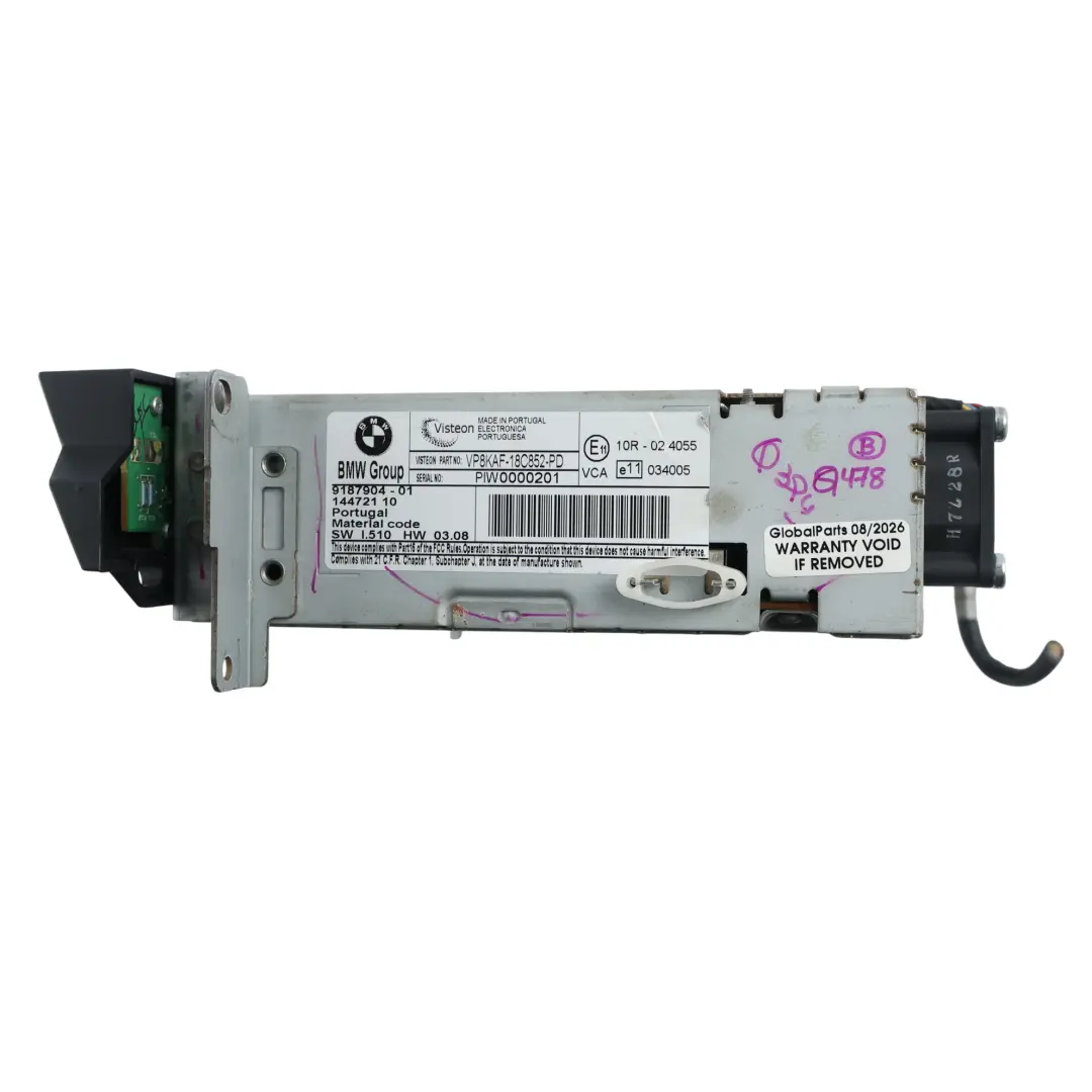 Module Unité Contrôle Audio CHAMP ECU pour BMW F10 F12 F20 F30 à propos du numéro de pièce 9187904 BMW F10 F12 F20 F30 Module Unité Contrôle Audio CHAMP ECU - SKU 9187904 - Numéro de pièce 9187904