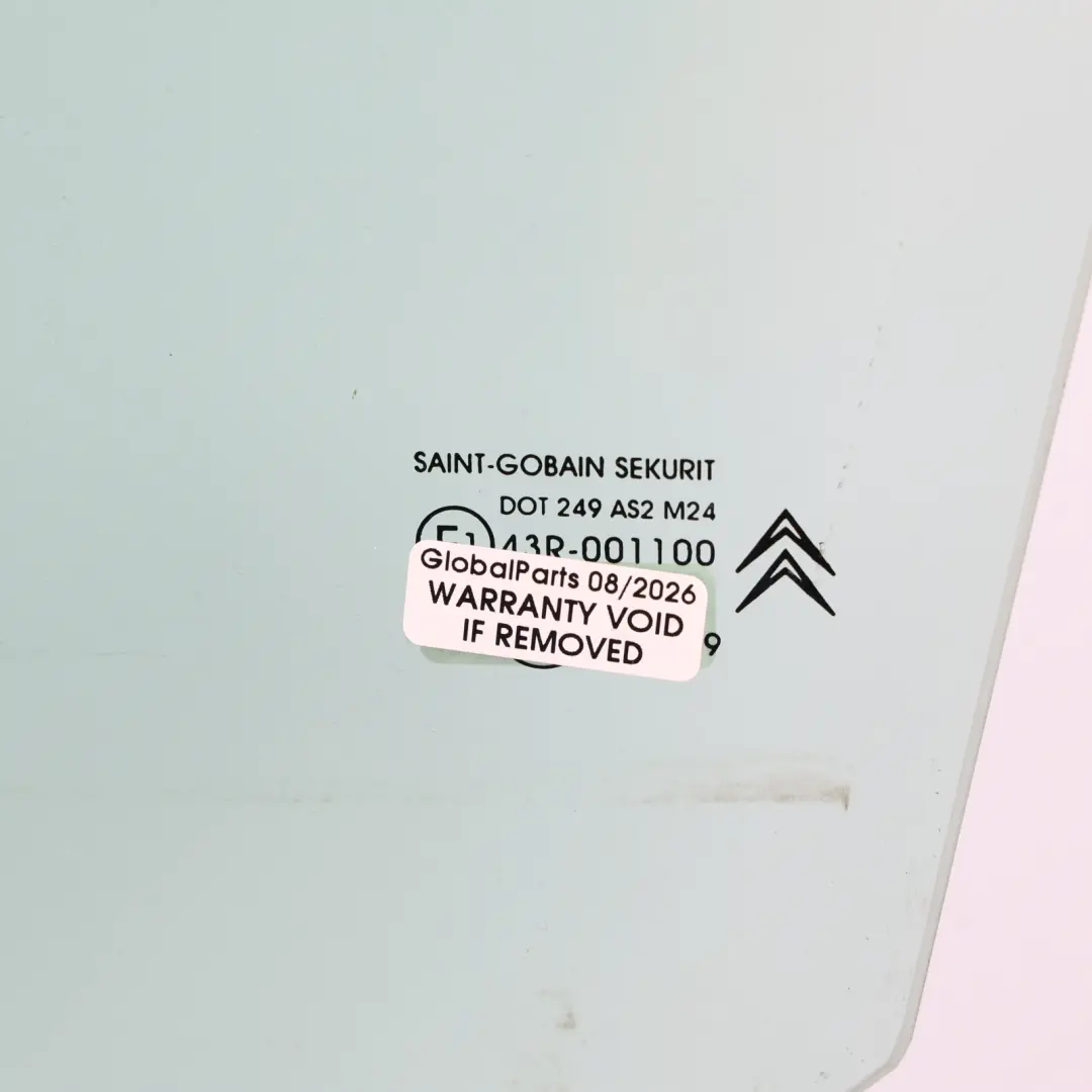 Front Side Window Glass Glazing Left N/S AS2 to Citroën C4 Grand Picasso with Part number 9201J6 Citroën C4 Grand Picasso Front Side Window Glass Glazing Left N/S AS2 - SKU 9201J6 - Part number 9201J6