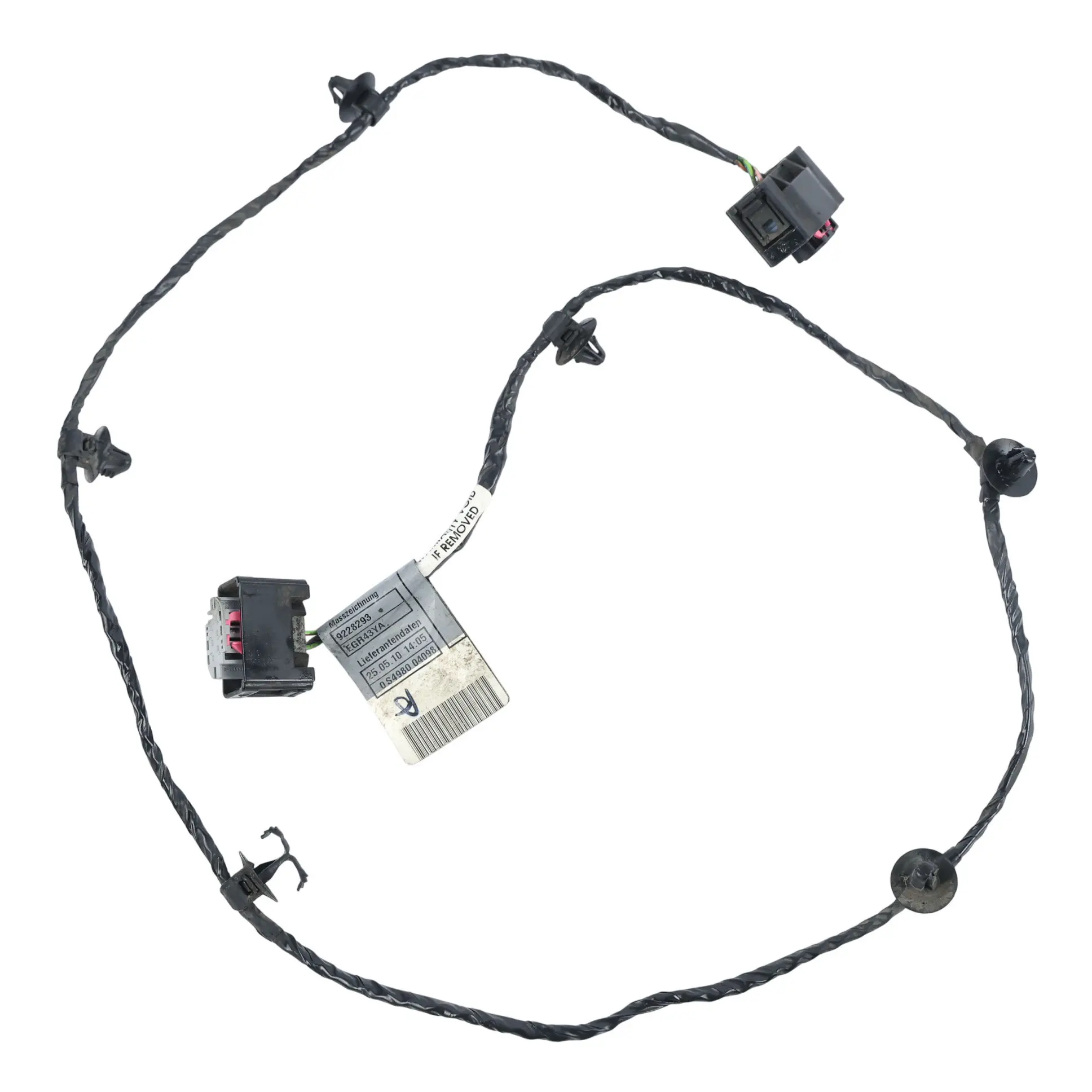 BMW X3 F25 Interior Door Wiring Loom Harness Cable Connector 9228293