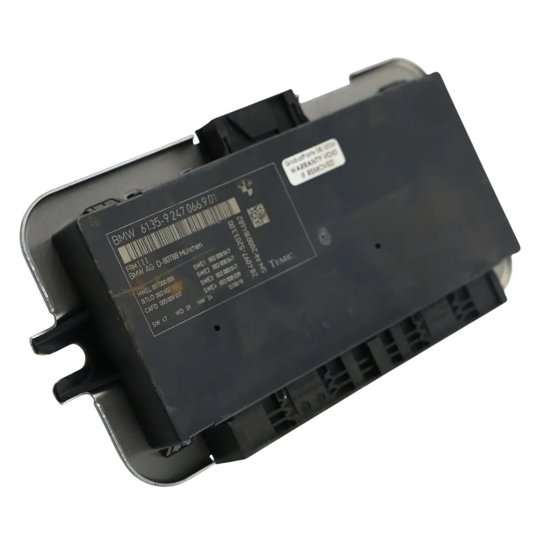 BMW X3 F25 Footwell Light Module Control Unit ECU FRM3 - SKU 9247066 - Part number 9247066