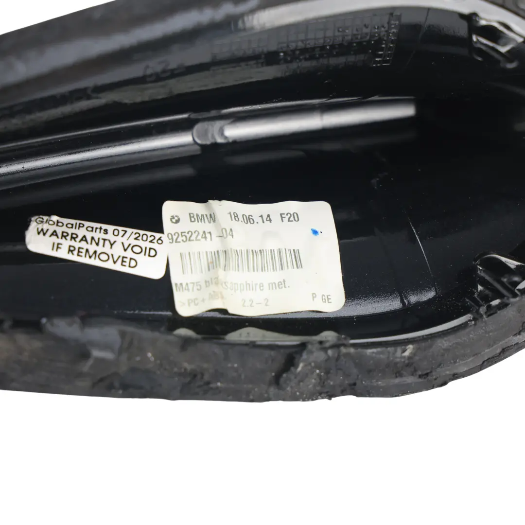 BMW F20 F21 Roof Antenna Shark Empty Housing Cover Black Sapphire - 475 - SKU 9257007-BS - Part number 9257007