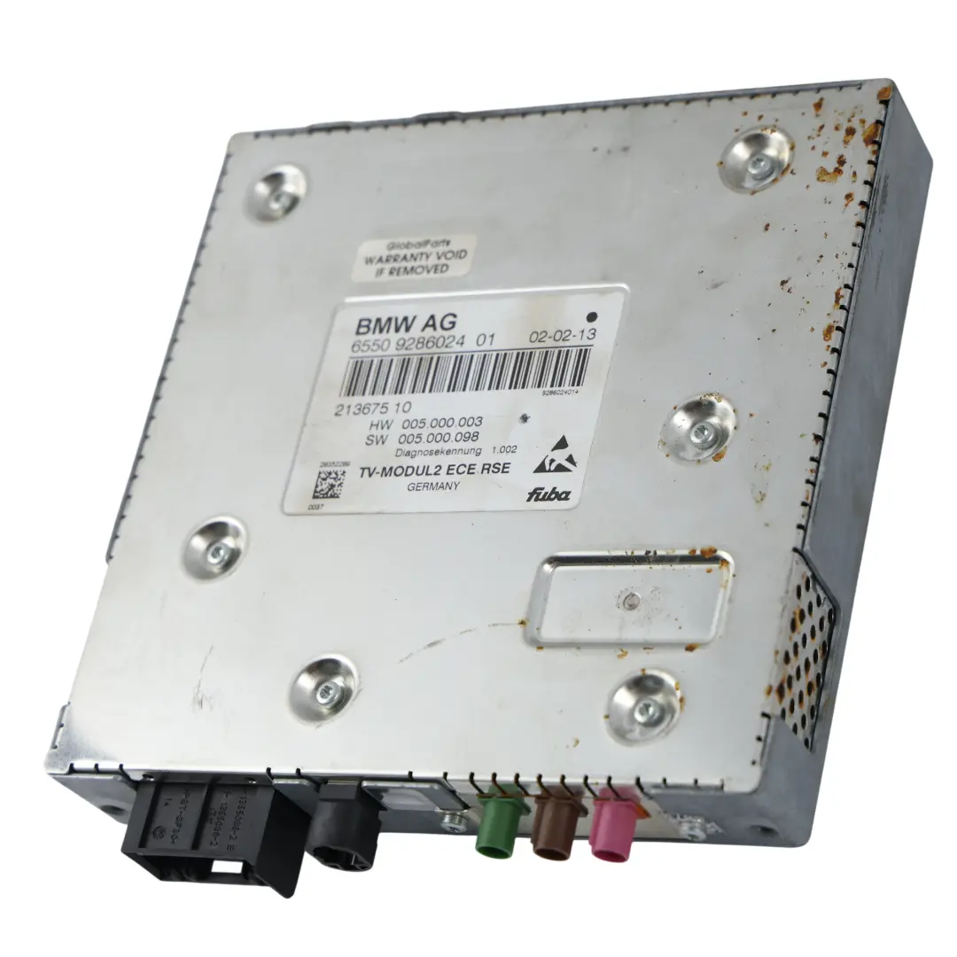 BMW F01 F02 TV Tuner Control Unit Module ECU - SKU 9286024 - Part number 9286024