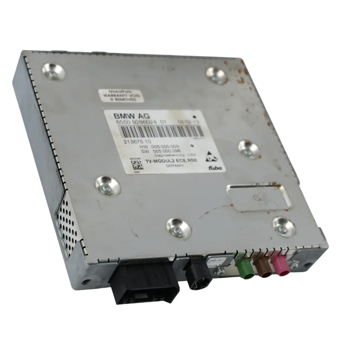 Tuner Control Unit Module ECU to BMW F01 F02 TV with Part number 9286024 BMW F01 F02 TV Tuner Control Unit Module ECU - SKU 9286024 - Part number 9286024