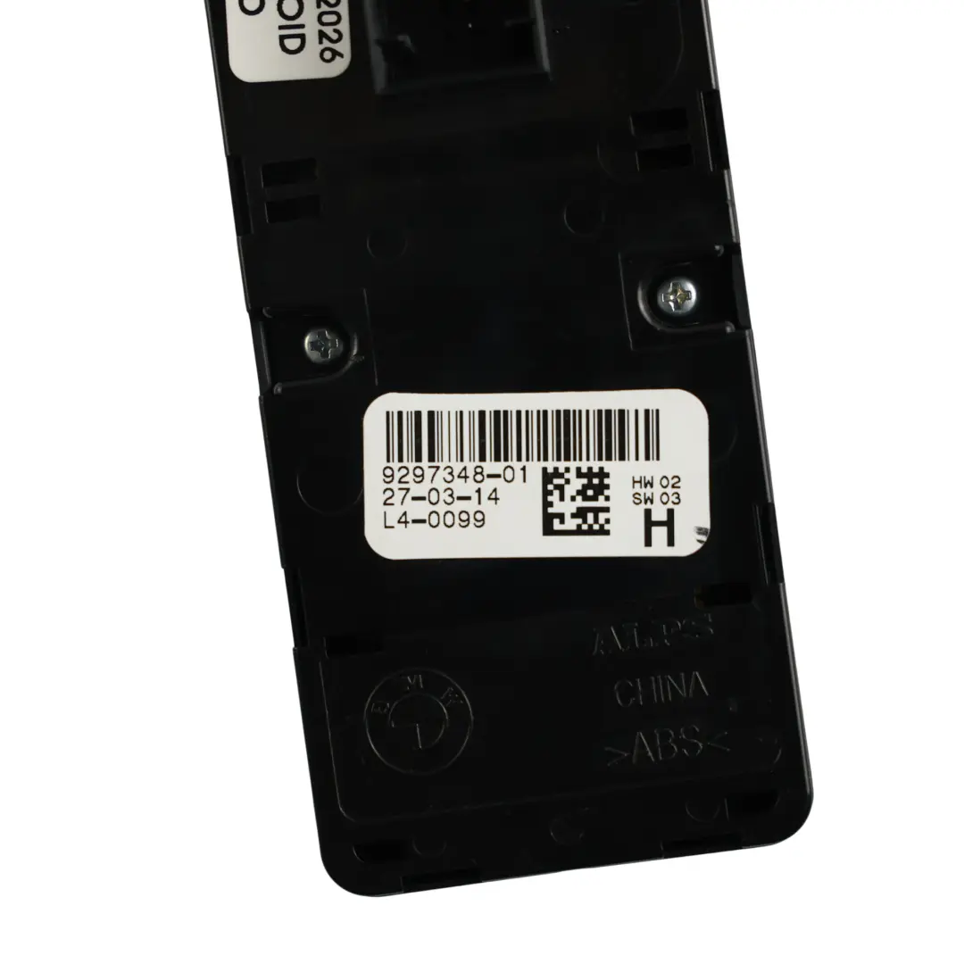 BMW X5 F15 X6 F16 Front Door Window Lifter Control Switch Driver Side - SKU 9297348 - Part number 9297348