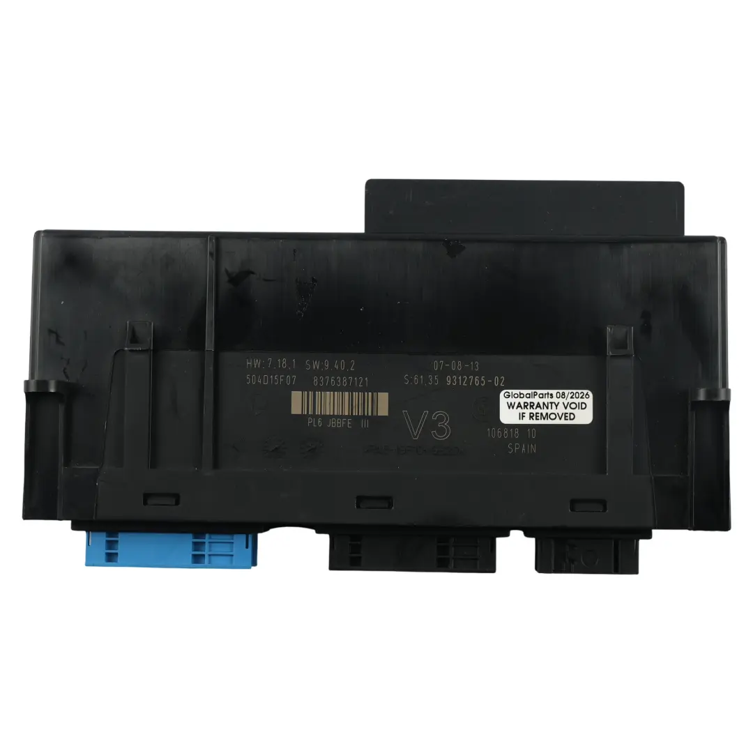 BMW F01 F06 F10 Junction Box Electronic Control Unit - SKU 9312765 - Part number 9312765