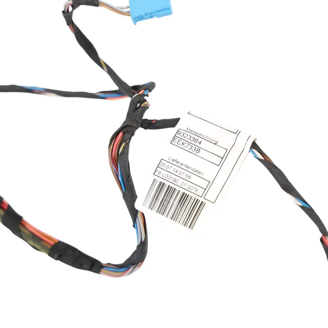 BMW X5 F15 X6 F16 Front Door Card Wiring Loom Harness Cable Left N/S - SKU 9323378 - Part number 9323378