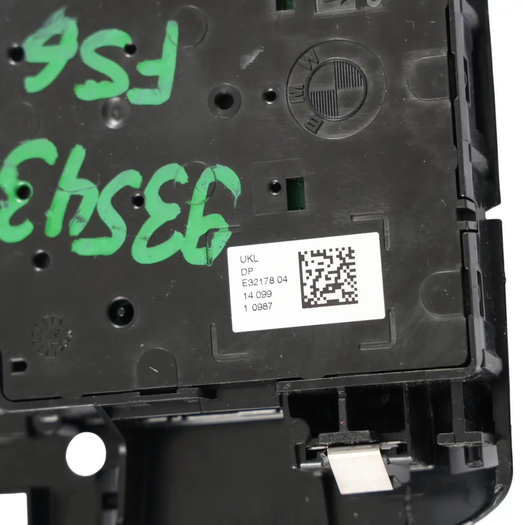 Switch Unit Roof Control Headliner Module to Mini One Cooper F55 F56 F60 with Part number 9331118 Mini One Cooper F55 F56 F60 Switch Unit Roof Control Headliner Module - SKU 9331118-1 - Part number 9331118