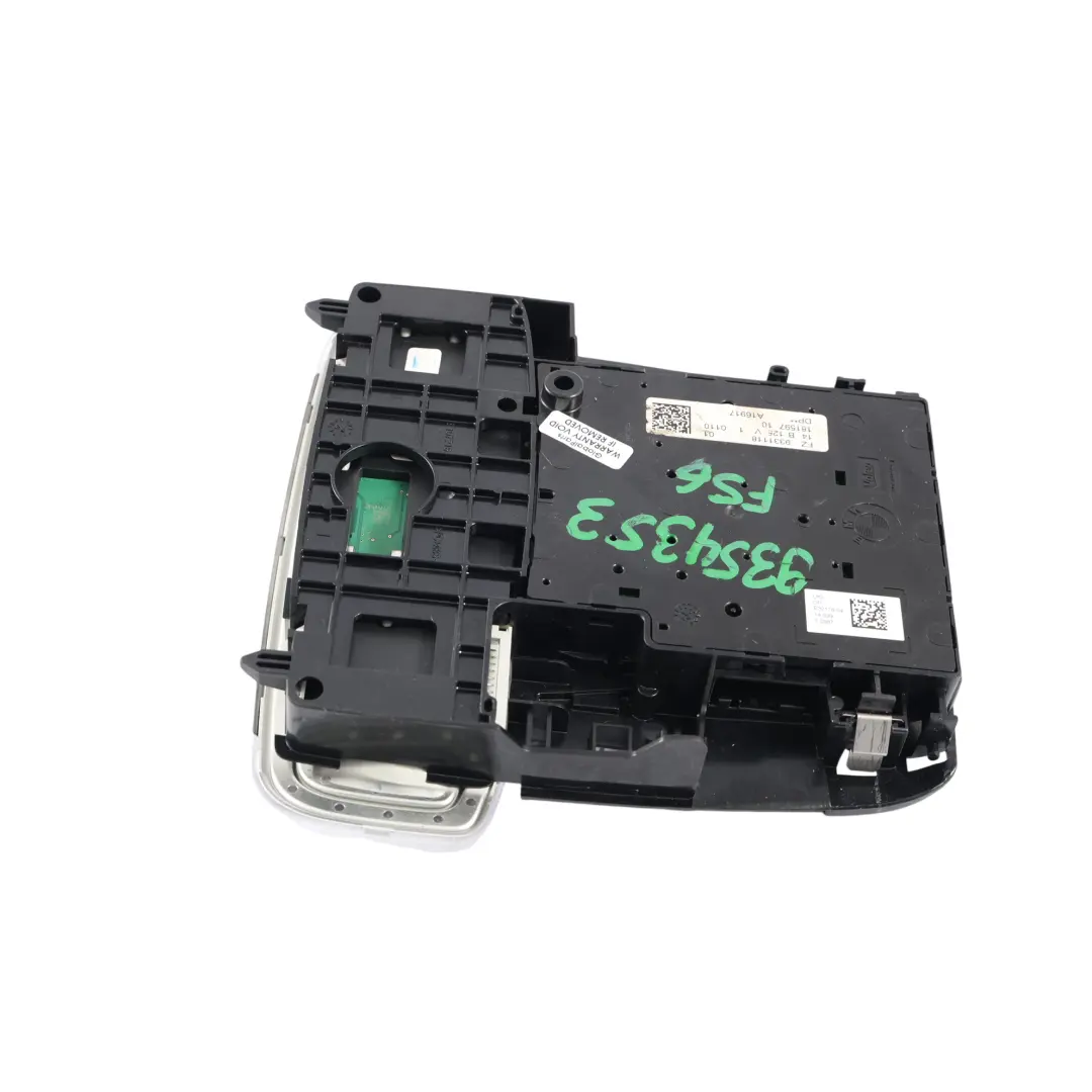 Switch Unit Roof Control Headliner Module to Mini One Cooper F55 F56 F60 with Part number 9331118 Mini One Cooper F55 F56 F60 Switch Unit Roof Control Headliner Module - SKU 9331118-1 - Part number 9331118