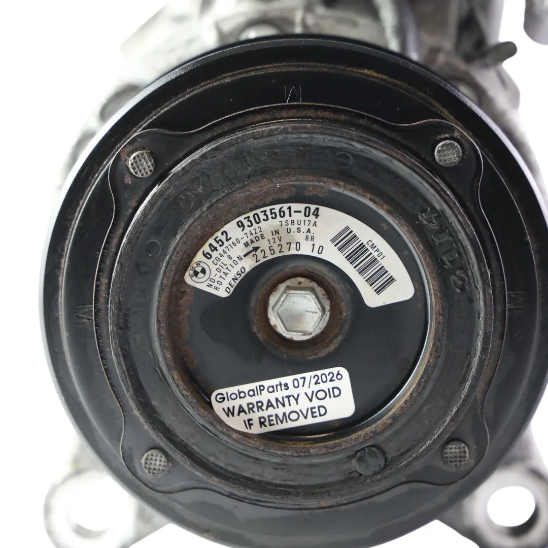 Conditioning Compressor A/C Pump 9303561 to BMW X3 E83 F10 F30 X5 F15 Air with Part number 9399059 BMW X3 E83 F10 F30 X5 F15 Air Conditioning Compressor A/C Pump 9303561 - SKU 9399059 - Part number 9399059