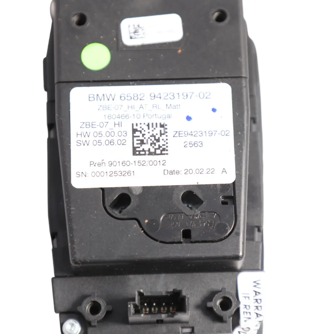 BMW F40 G20 G21 Z4 G29 Panneau Interrupteur Multifonction Console - SKU 9423197 - Numéro de pièce 9423197