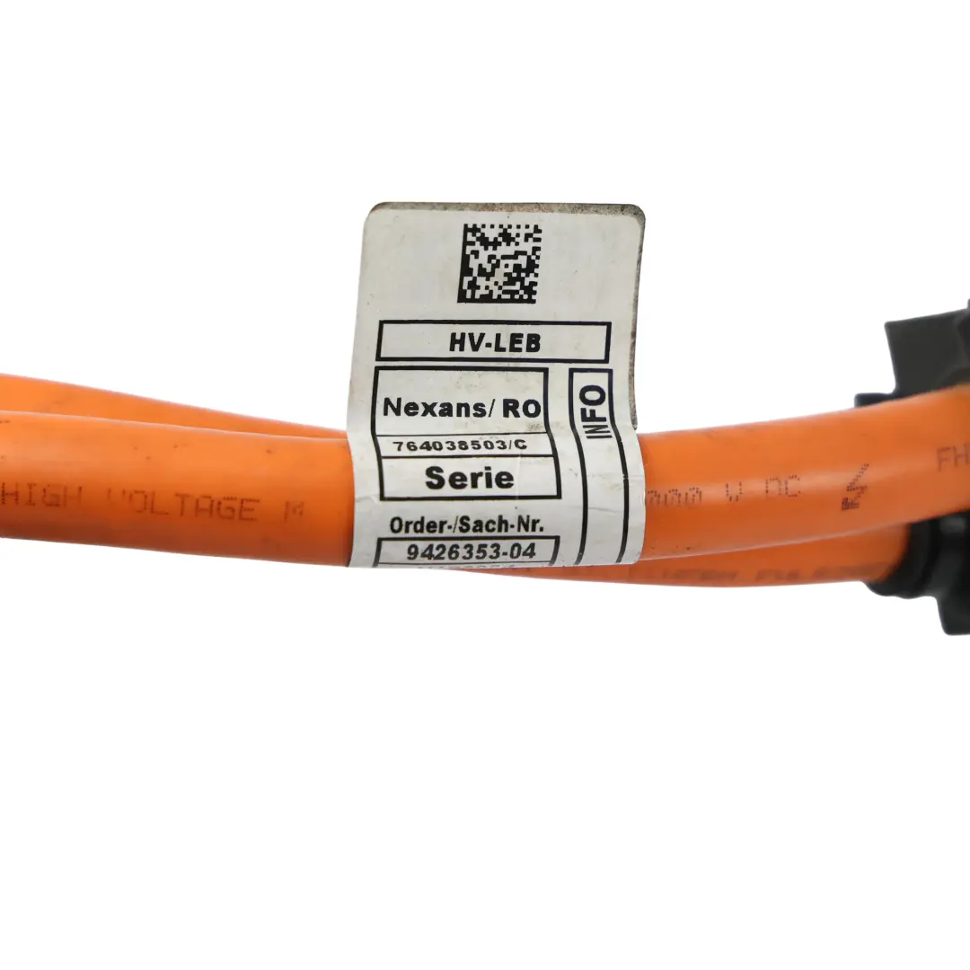 Cable Carga Alto Voltaje Híbrido Enchufable para BMW G20 330e con número de pieza 9426353 BMW G20 330e Cable Carga Alto Voltaje Híbrido Enchufable - SKU 9426353 - Número de pieza 9426353