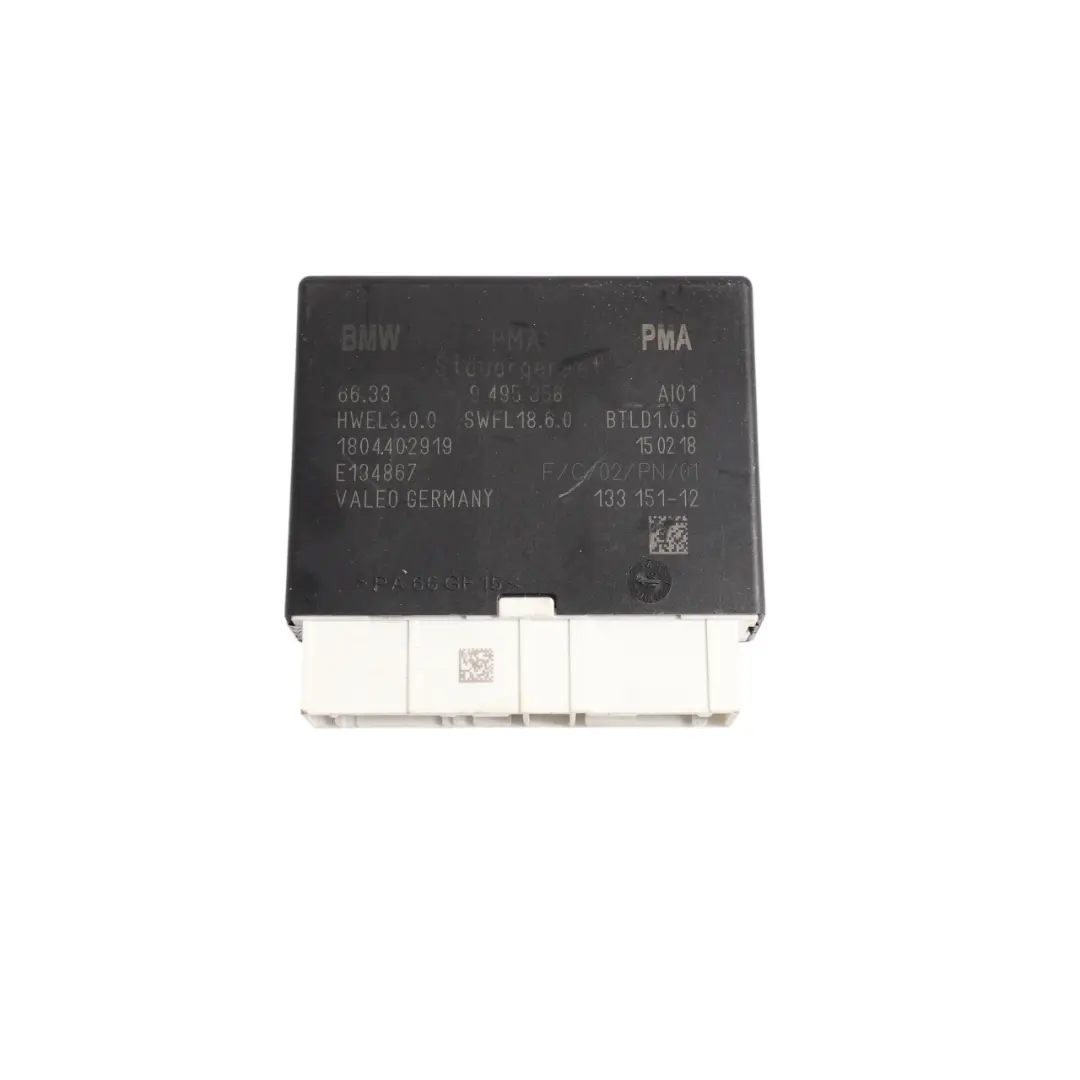 Parking Assistant Control Module to BMW F15 F16 F25 F26 F45 F46 F48 i3 with Part number 9495358 BMW F15 F16 F25 F26 F45 F46 F48 i3 Parking Assistant Control Module - SKU 9495358 - Part number 9495358
