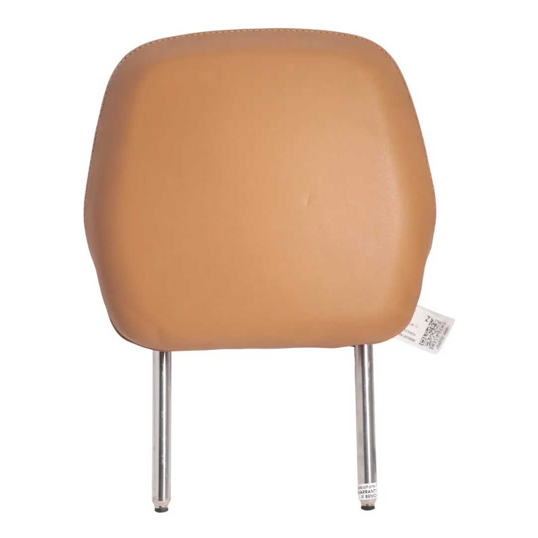 Porsche Cayenne 92A Headrest Sport Seat Leather Cognac Rear Left N/S