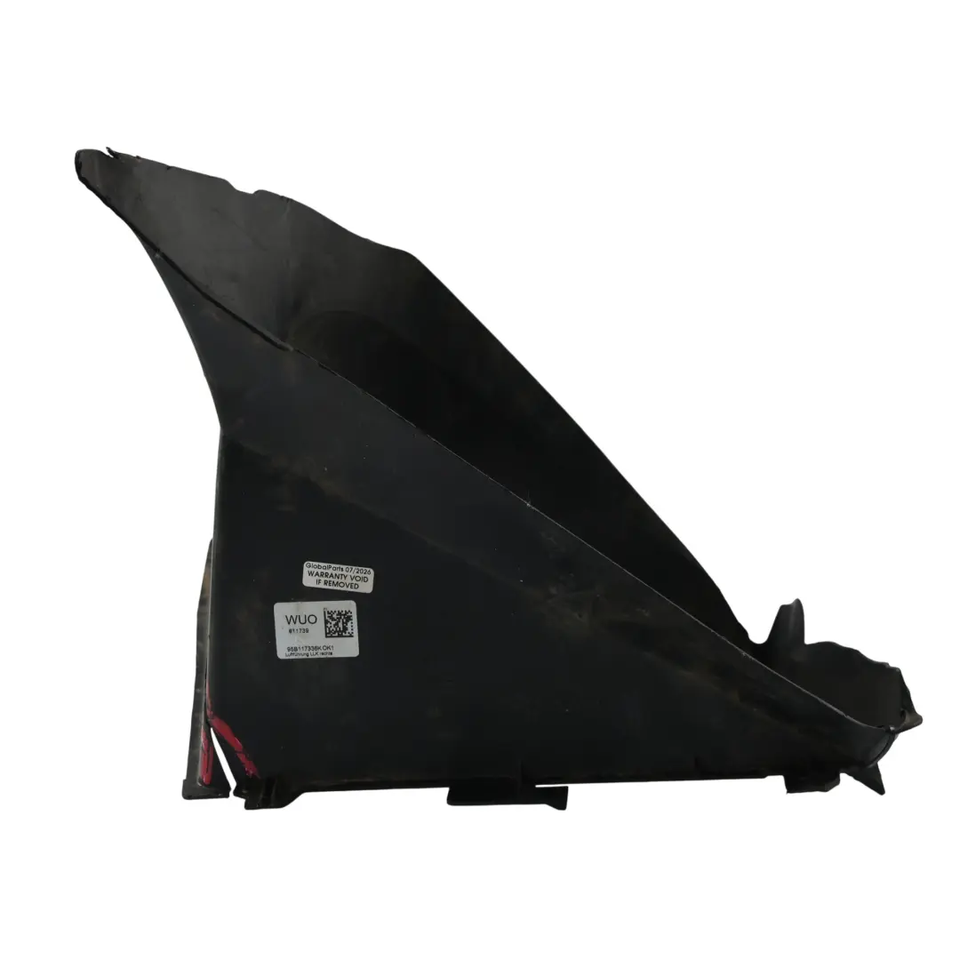 Porsche Macan 95B Radiator Air Intake Duct Guide Right O/S - SKU 95B117336K - Part number 95B117336K