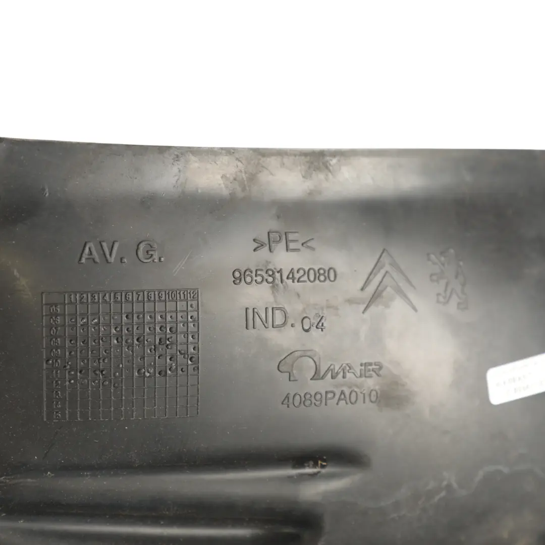 Citroën C4 Picasso Wheel Arch Liner Mud Guard Cover Front Left N/S - SKU 9653142080 - Part number 9653142080