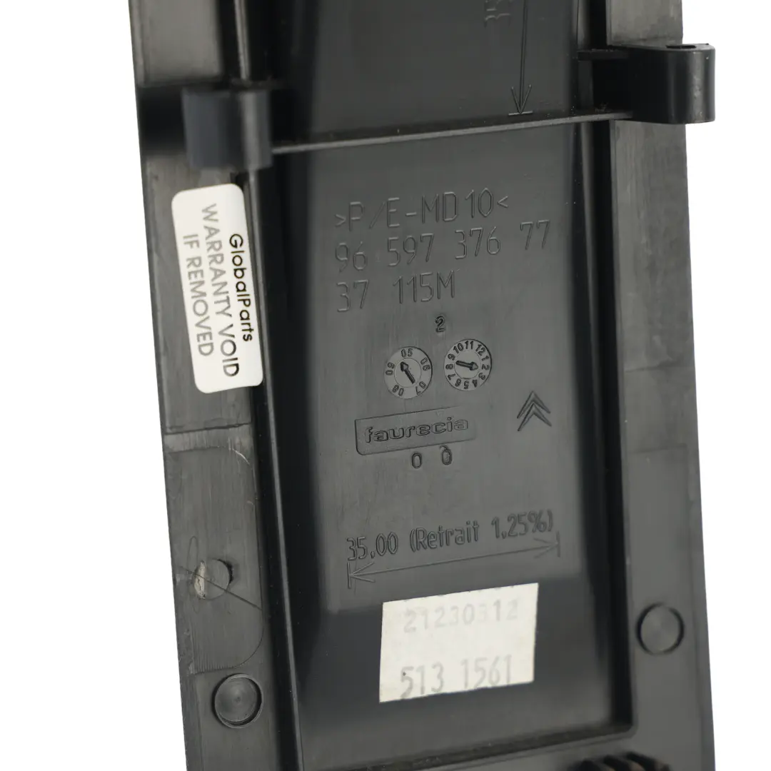 Boot Trunk Recess Compartment Cover to Citroën C4 Picasso Grand Picasso with Part number 9659737677 Citroën C4 Picasso Grand Picasso Boot Trunk Recess Compartment Cover - SKU 9659737677 - Part number 9659737677