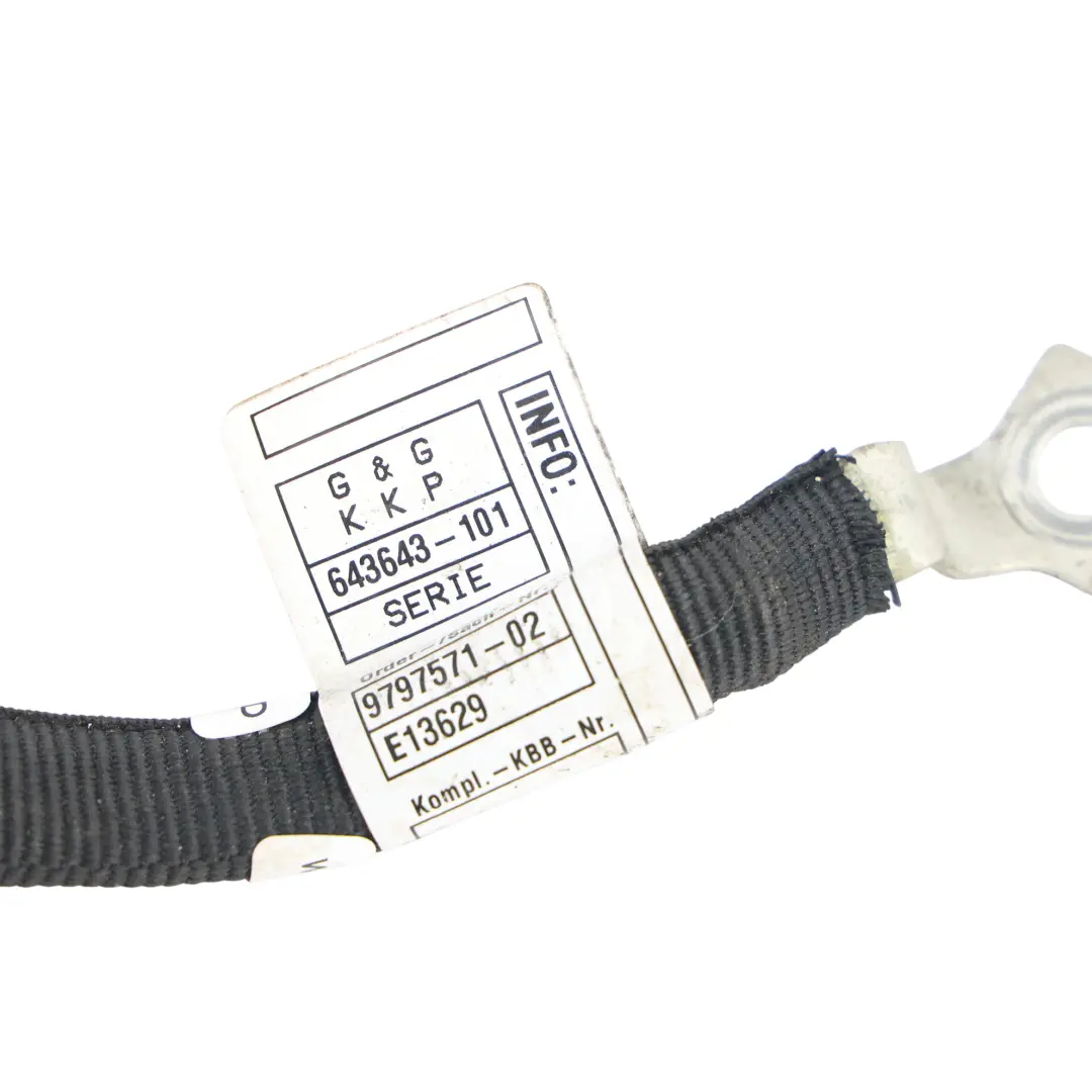 BMW G20 G212 Negative Earth Cable Battery Ground Wire - SKU RHD-9797571 - Part number 9797571