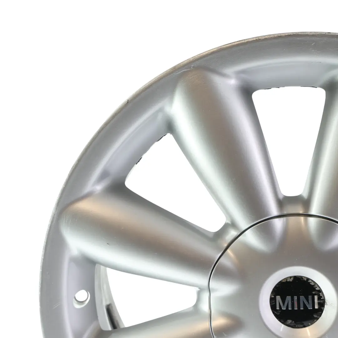 Argento Cerchio In Lega 18" Et:52 7,5J Turbo Fan 126 per Mini Cooper R60 R61 con numero di parte 9803724 Mini Cooper R60 R61 Argento Cerchio In Lega 18" Et:52 7,5J Turbo Fan 126 - SKU 9803724-1 - Numero di parte 9803724