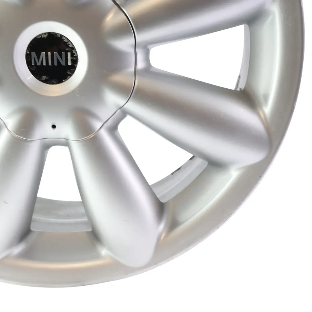 Silber Alu Felge Alufelge 18" ET:52 7,5J Turbo Fan 126 für Mini Cooper R60 R61 mit Teilenummer 9803724 Mini Cooper R60 R61 Silber Alu Felge Alufelge 18" ET:52 7,5J Turbo Fan 126 - SKU 9803724-1 - Teilenummer 9803724