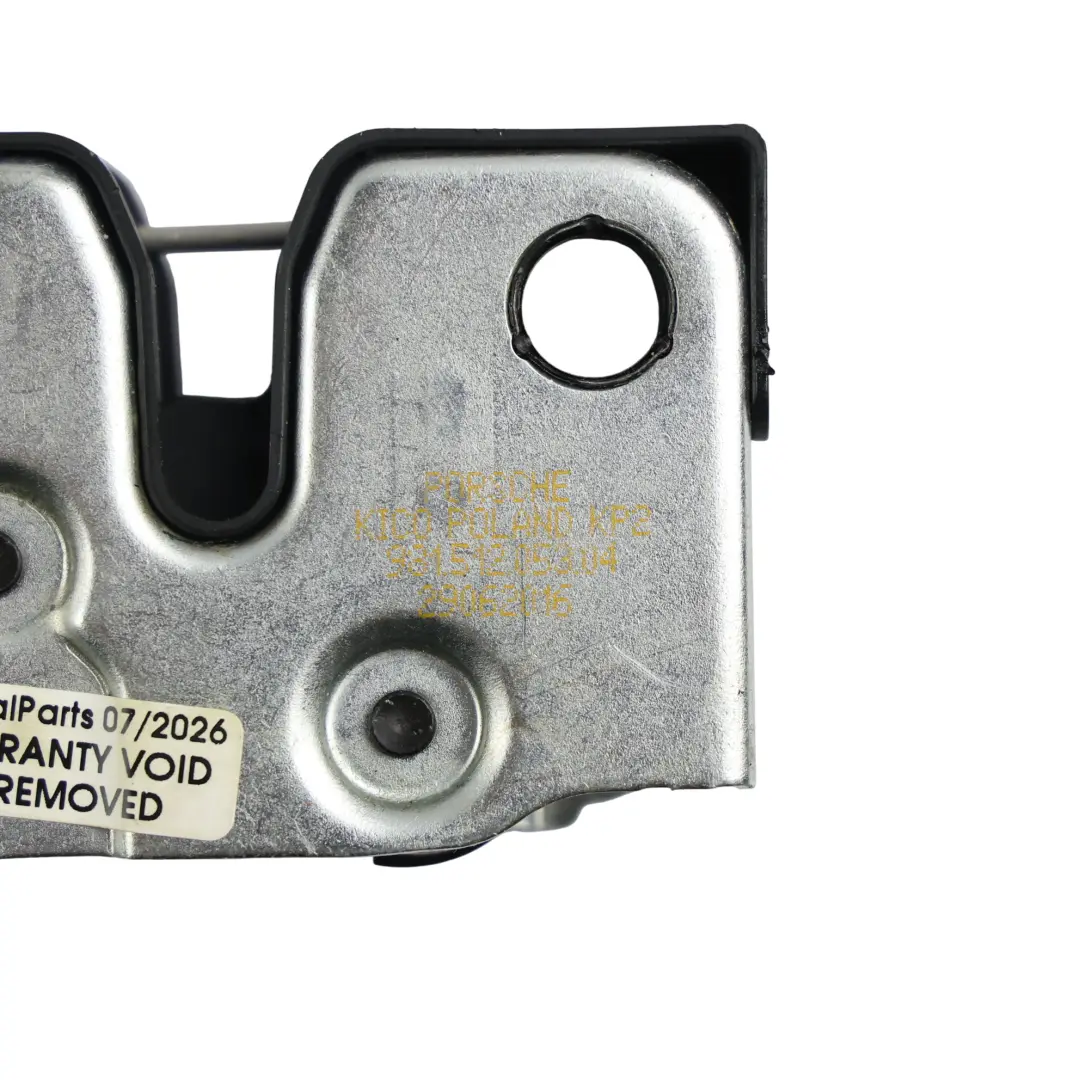 Porsche Boxster 718 982 Rear Boot Trunk Tailgate Catch Lock Lach - SKU 98151205304 - Part number 98151205304