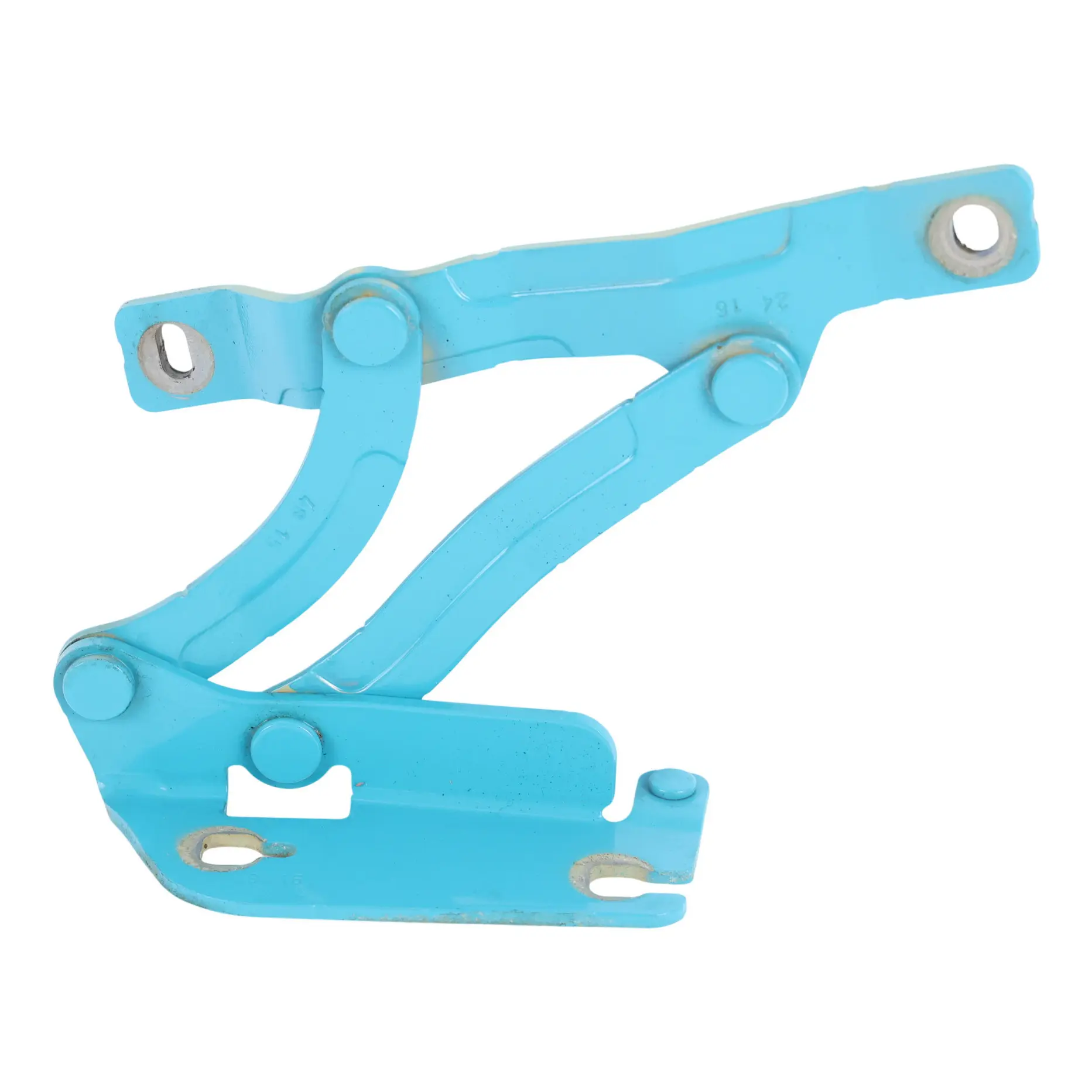 Porsche 718 Boxster 982 Motorhaube Scharnier Links Miami Blau M5C