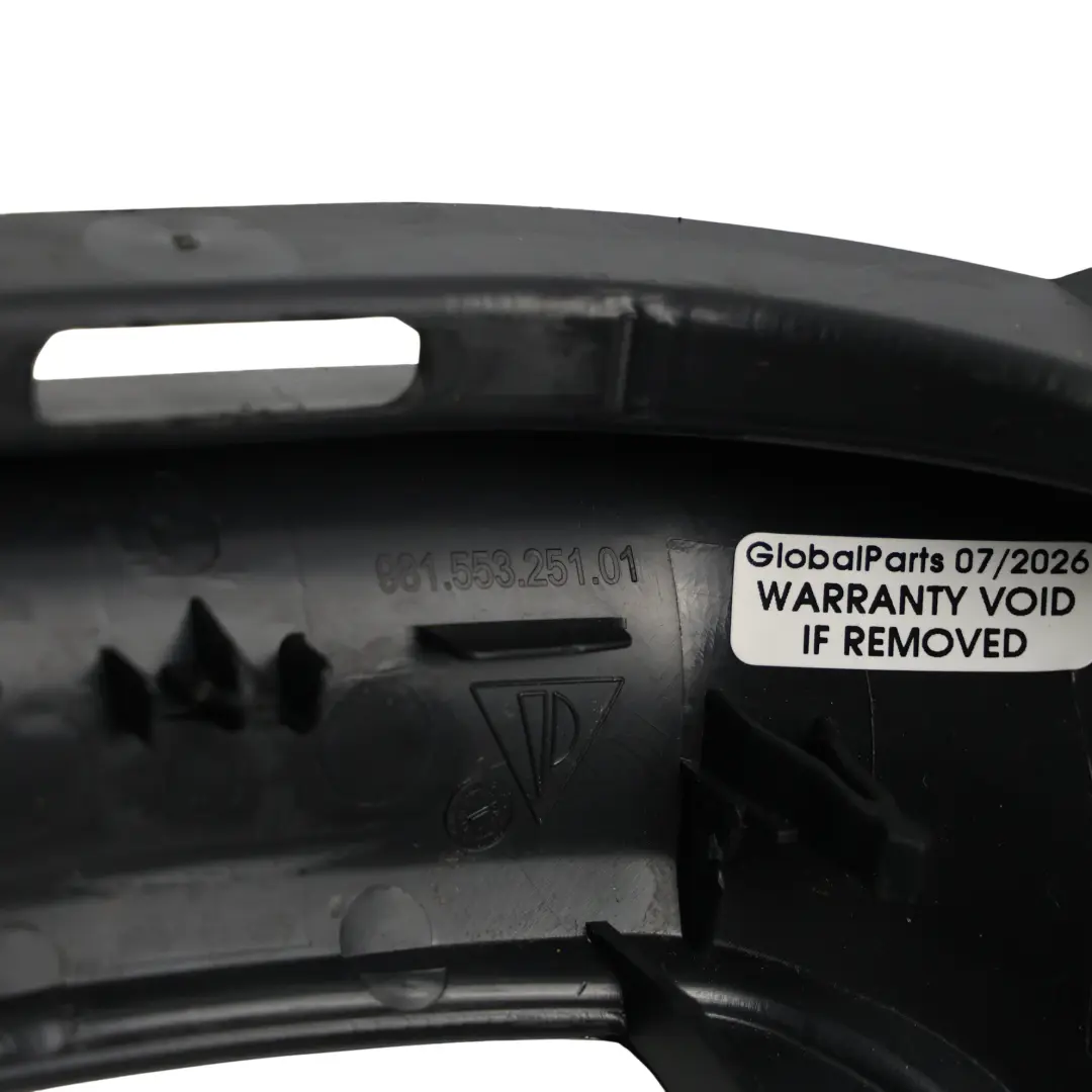 Porsche 718 Boxster 982 Garniture Console Centrale Arrière Noir - SKU 98155325101 - Numéro de pièce 98155325101