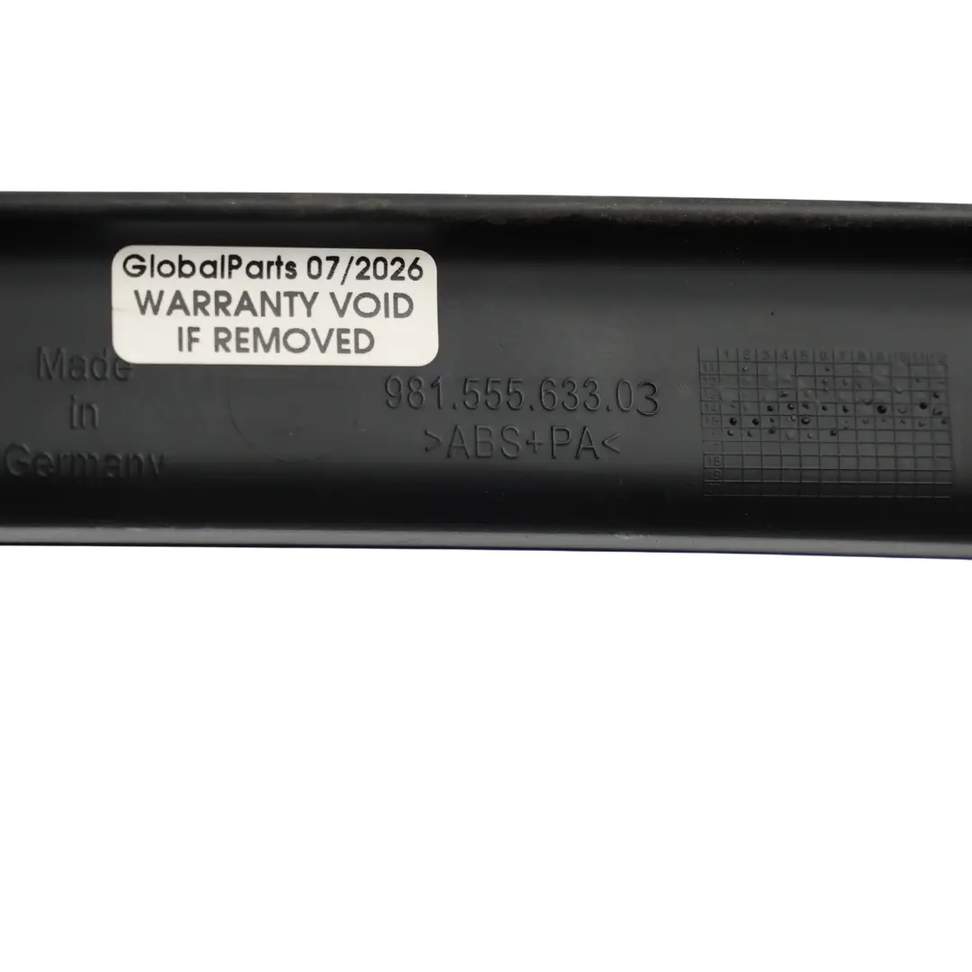 Door Pull Handle Grab Panel Trim Left N/S to Porsche 718 Boxster 982 with Part number 98155563303 Porsche 718 Boxster 982 Door Pull Handle Grab Panel Trim Left N/S - SKU 98155563303 - Part number 98155563303