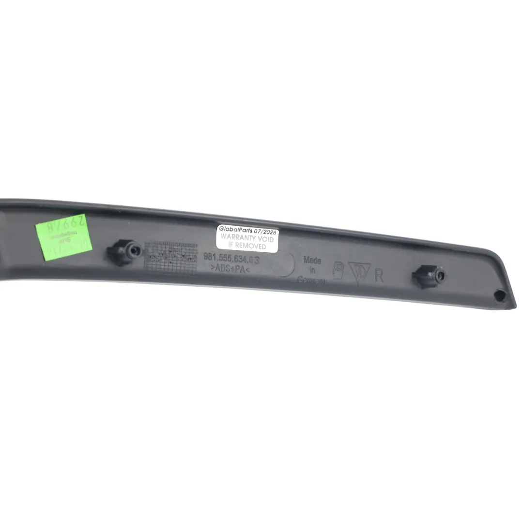 Porsche 718 Boxster 982 Inner Pull Handle Trim Mount Right O/S - SKU 98155563403 - Part number 98155563403