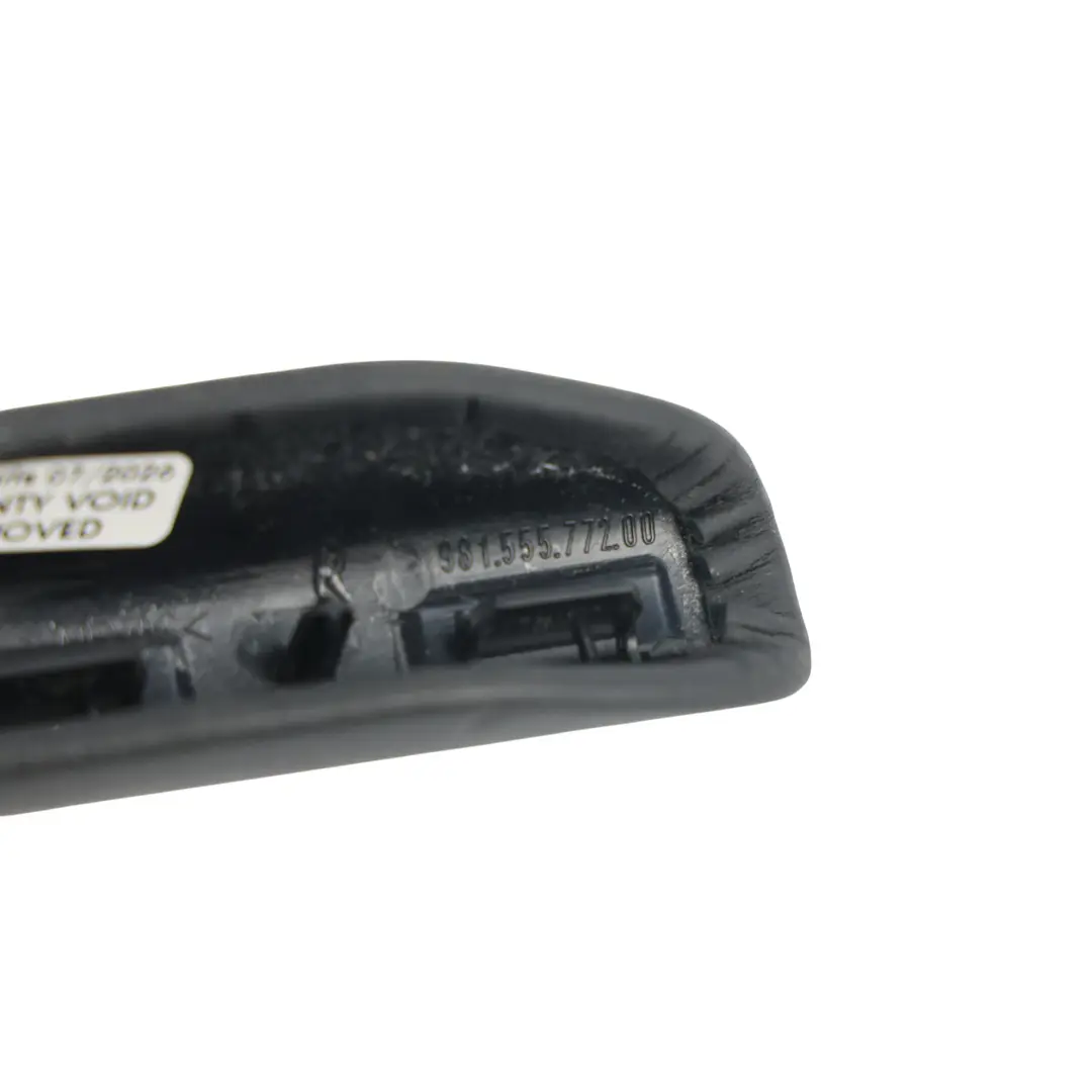 Porsche 718 Boxster 982 Interior Trim Cover Panel Leather Black - SKU 98155577200 - Part number 98155577200