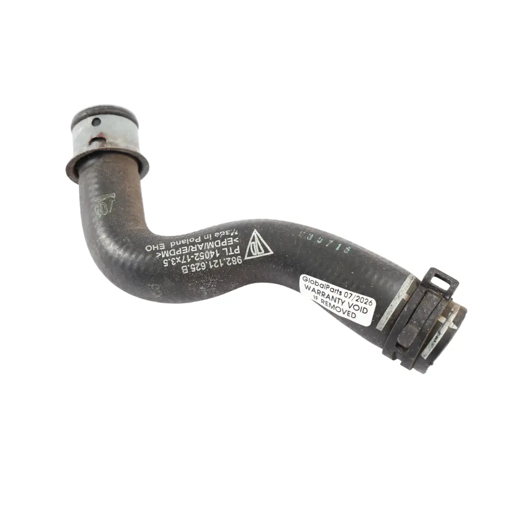 Porsche 718 Boxster 982 Water Coolant Hose Pipe Line 2.0 Petrol - SKU 982121625B - Part number 982121625B
