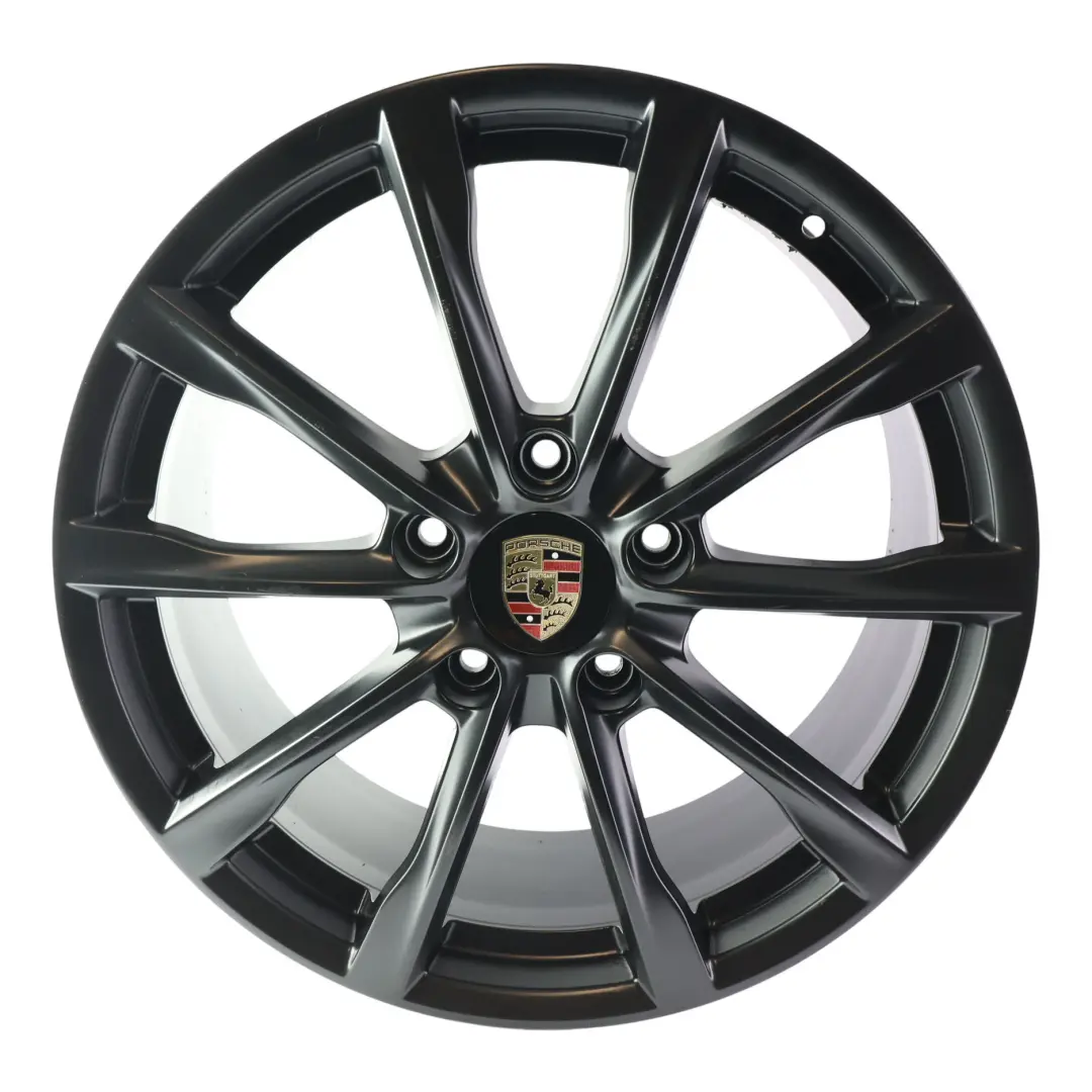 Alloy Wheel Rim Front 19" 8J Gloss Black to Porsche Cayman Boxster 982 with Part number 982601025 Porsche Cayman Boxster 982 Alloy Wheel Rim Front 19" 8J Gloss Black - SKU 982601025-1 - Part number 982601025