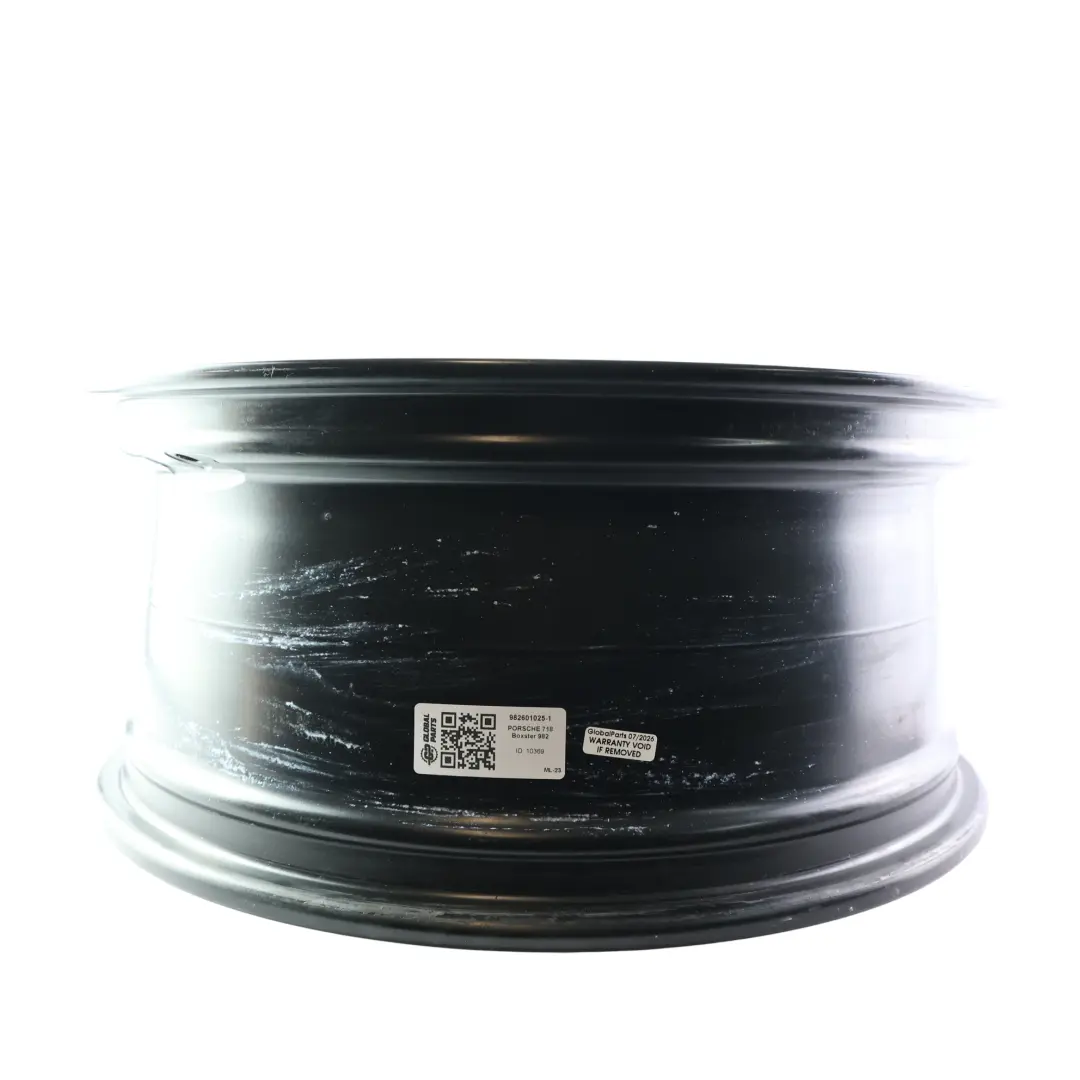 Porsche Cayman Boxster 982 Alloy Wheel Rim Front 19" 8J Gloss Black - SKU 982601025-1 - Part number 982601025